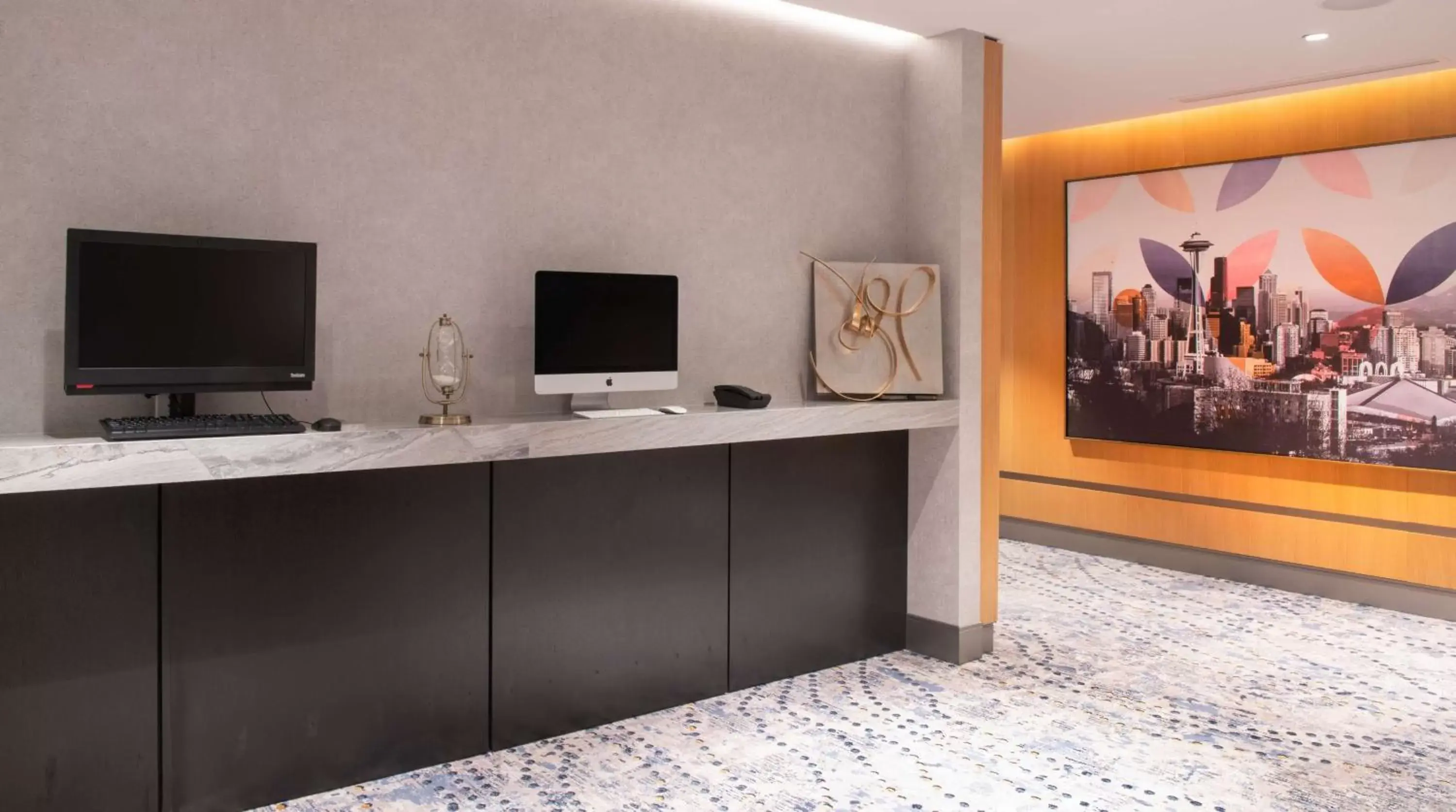 Business facilities, TV/Entertainment Center in The Charter Hotel Seattle, Curio Collection By Hilton