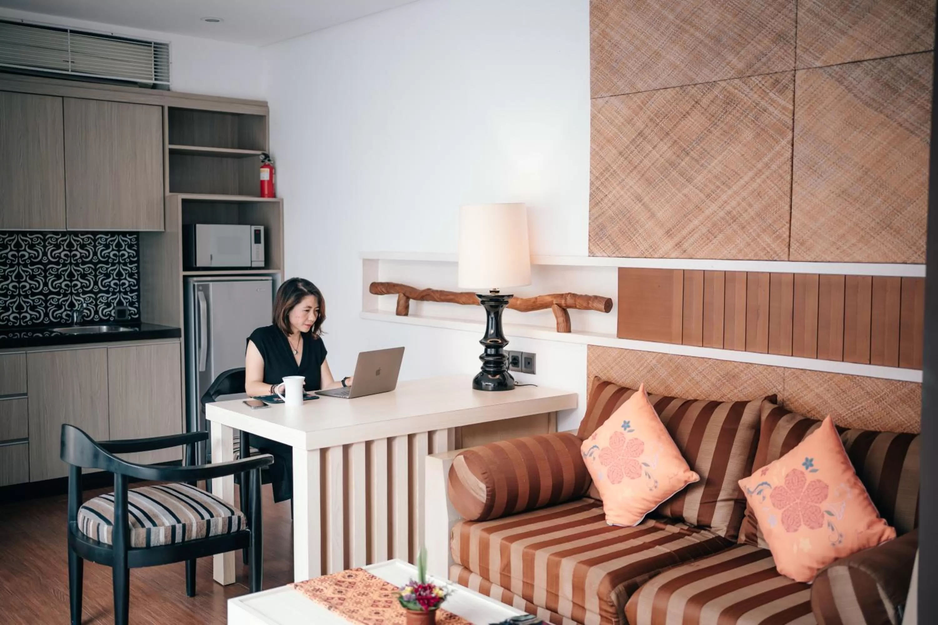 Kitchen or kitchenette in Puri Hiromi Boutique Residence