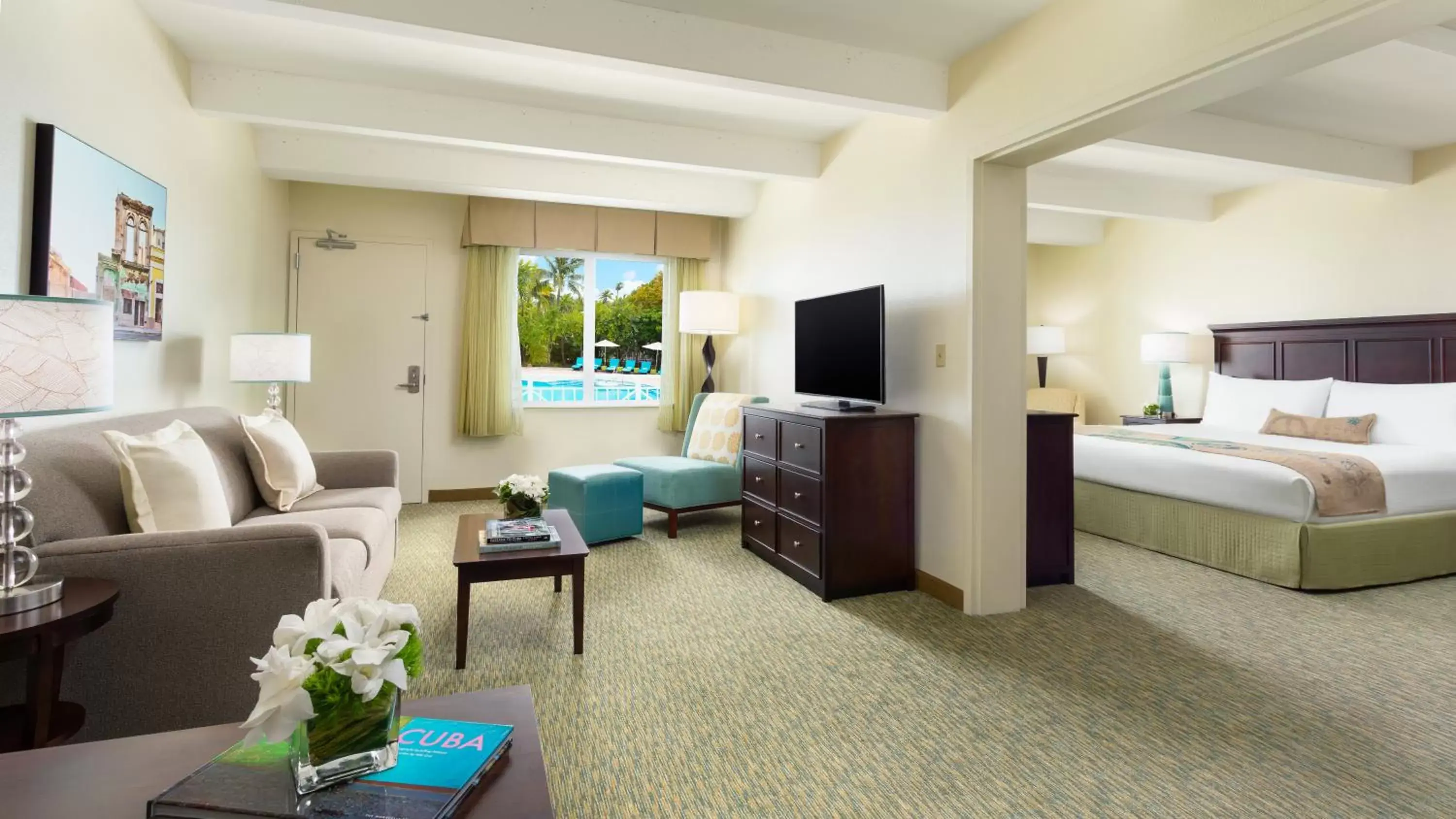 Bedroom, Seating Area in 24 North Hotel Key West