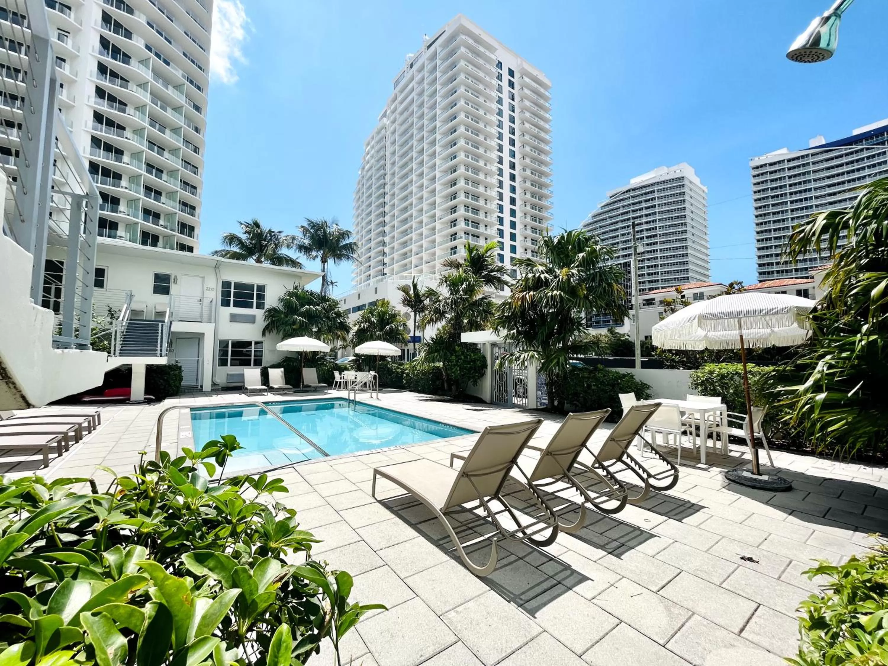 Property building in Aqua Hotel