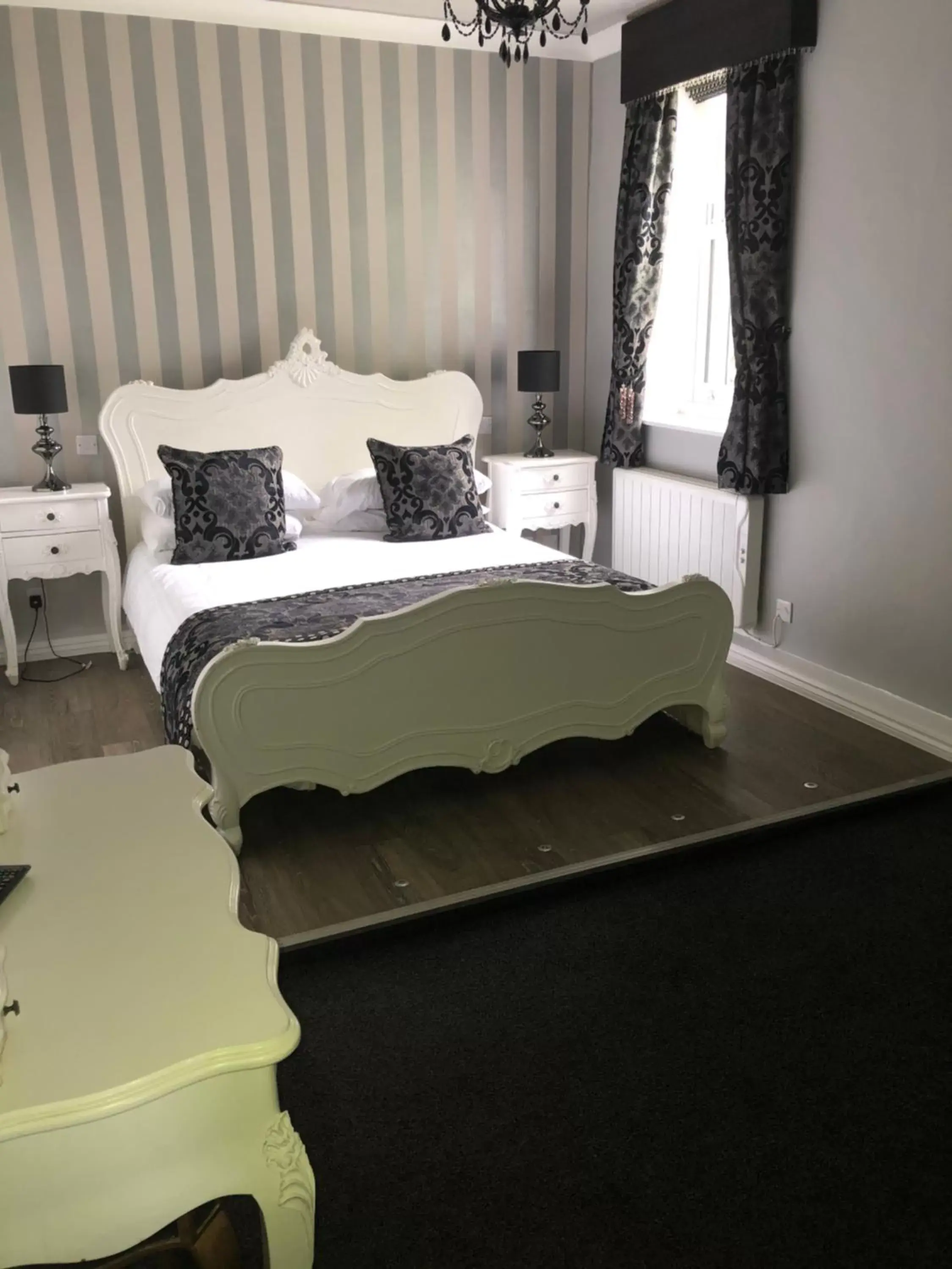 Bed in The Vine Hotel, Skegness