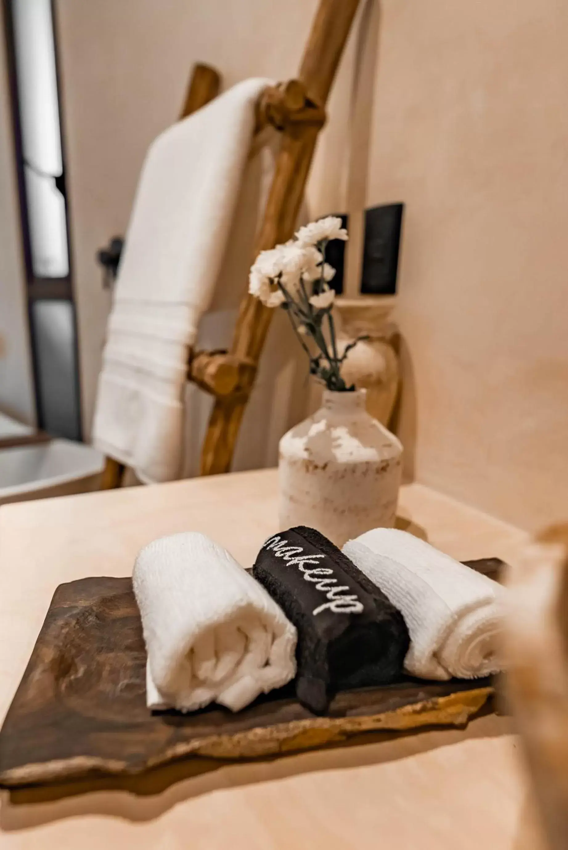 towels, Bathroom in Romantic Rubi Tulum