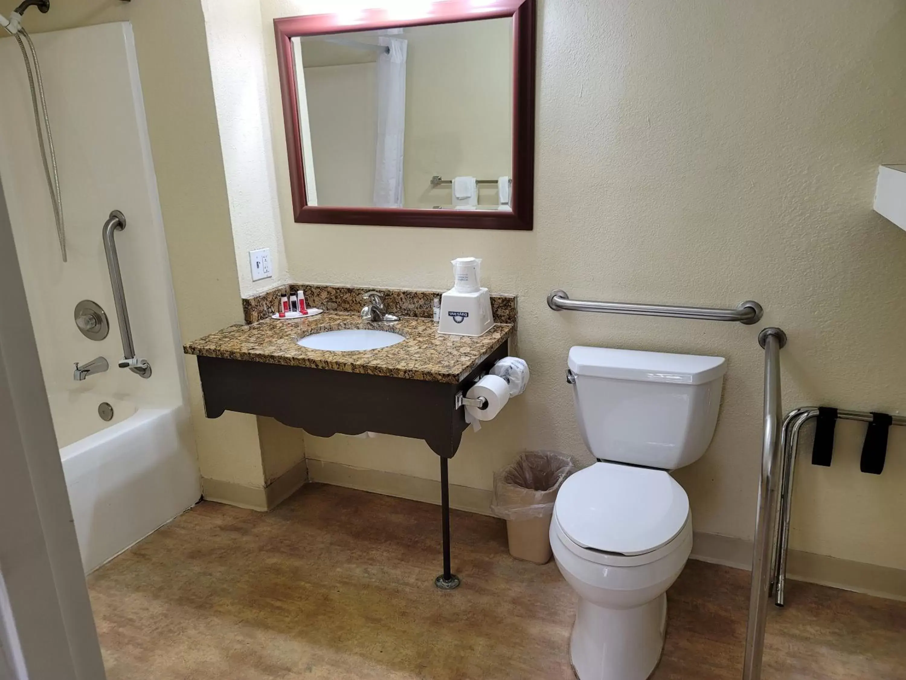 Bathroom in Days Inn by Wyndham Port Charlotte Town Center