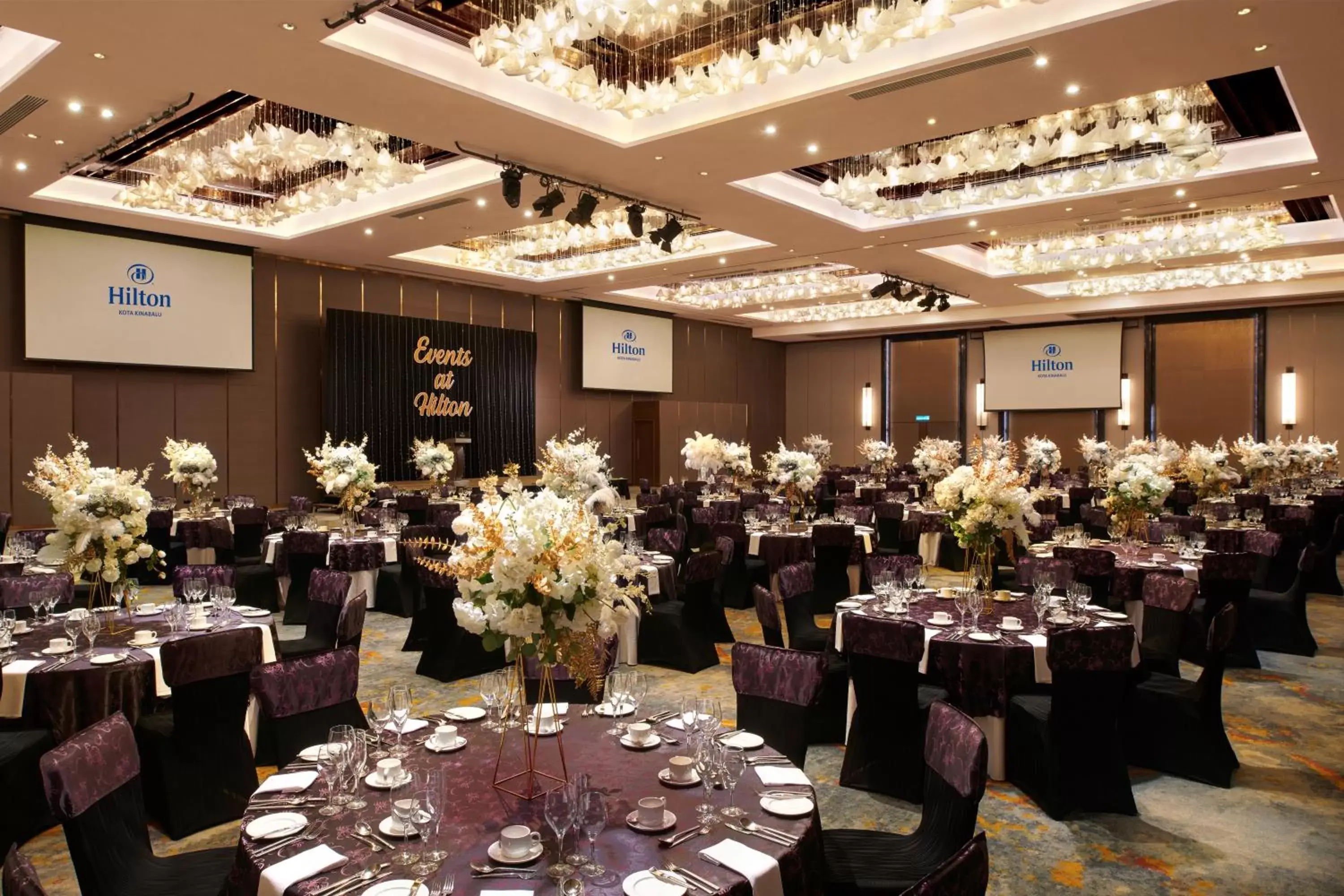 wedding, Banquet Facilities in Hilton Kota Kinabalu