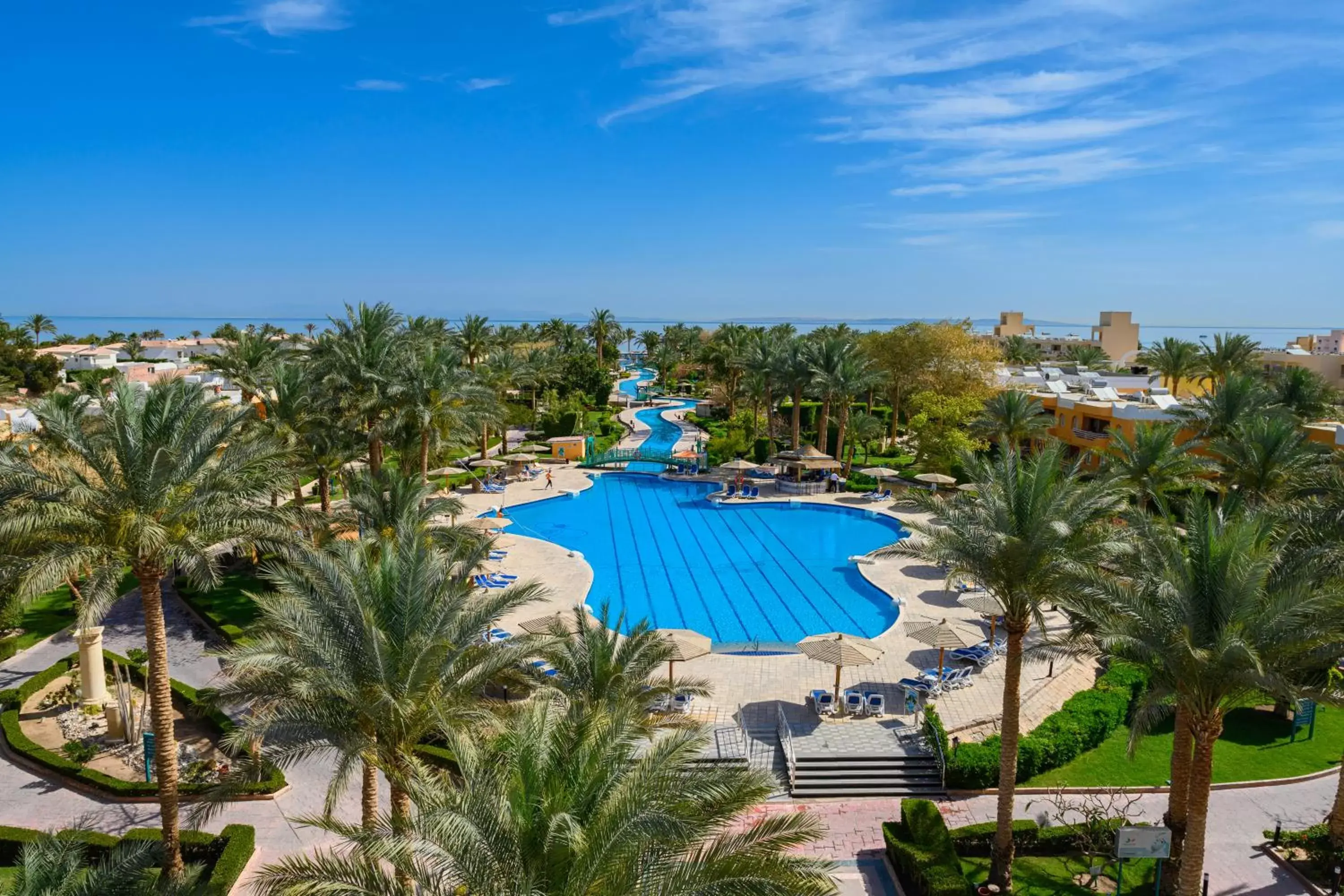 Natural landscape, Pool View in Golden Beach Resort