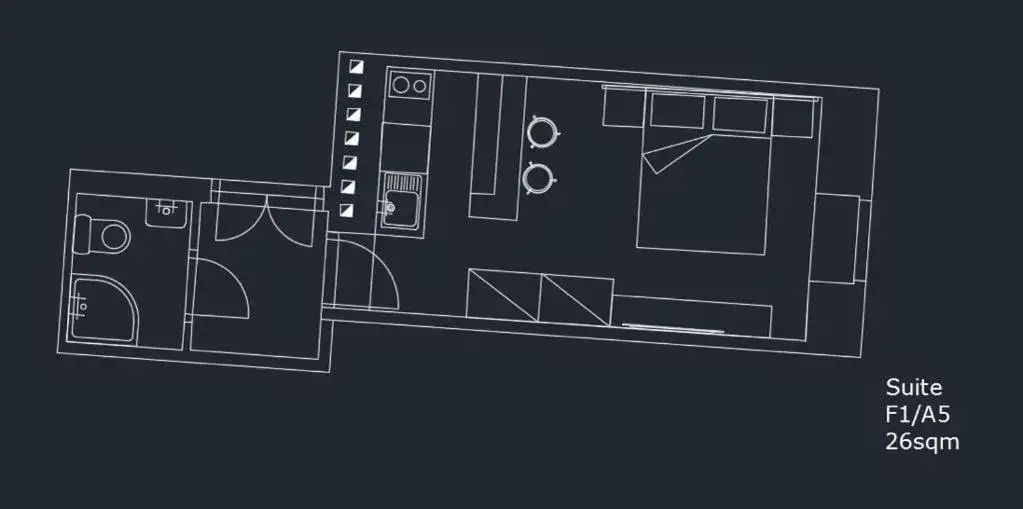 Floor Plan in Letna Garden Suites