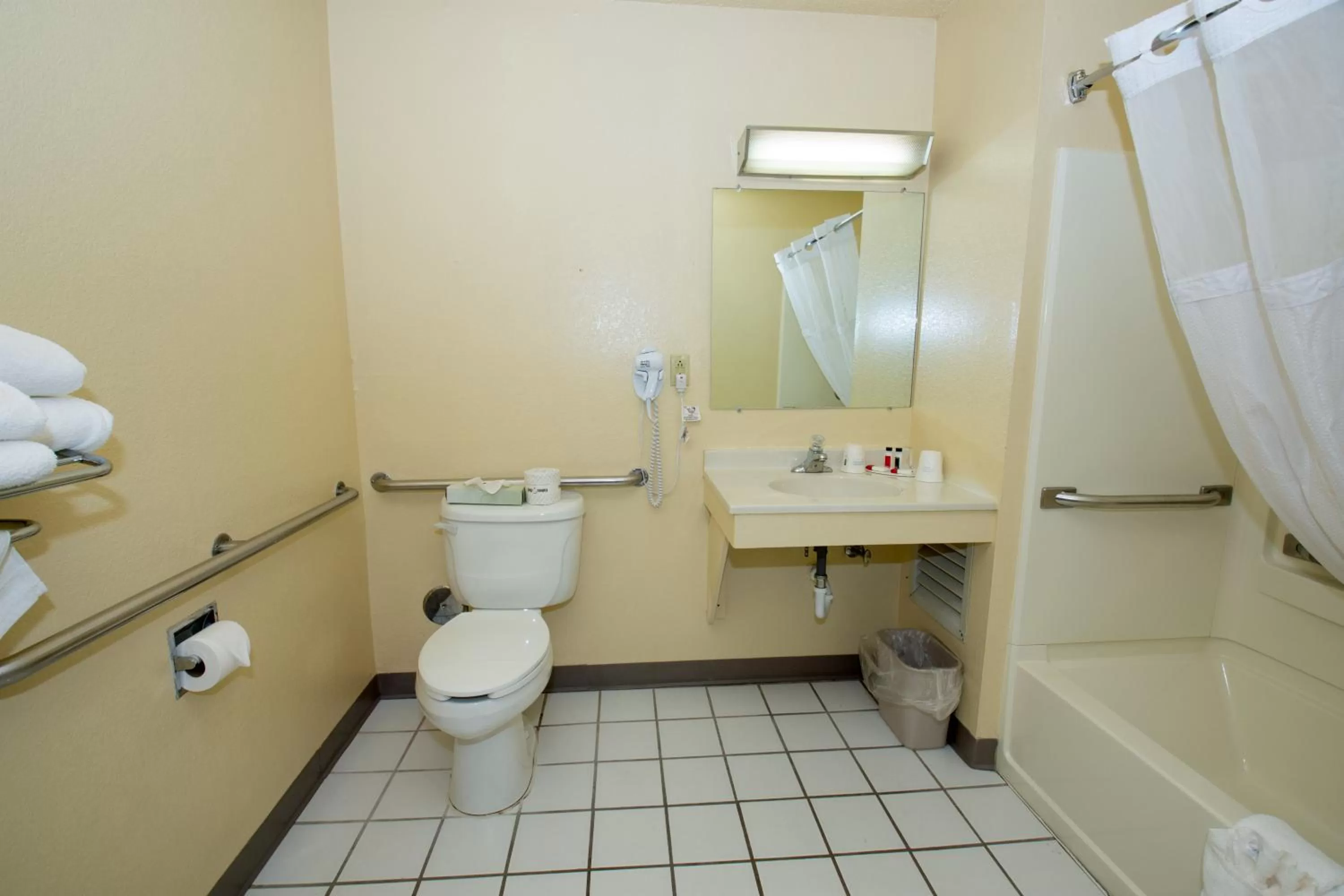 Shower in Super 8 by Wyndham Altoona