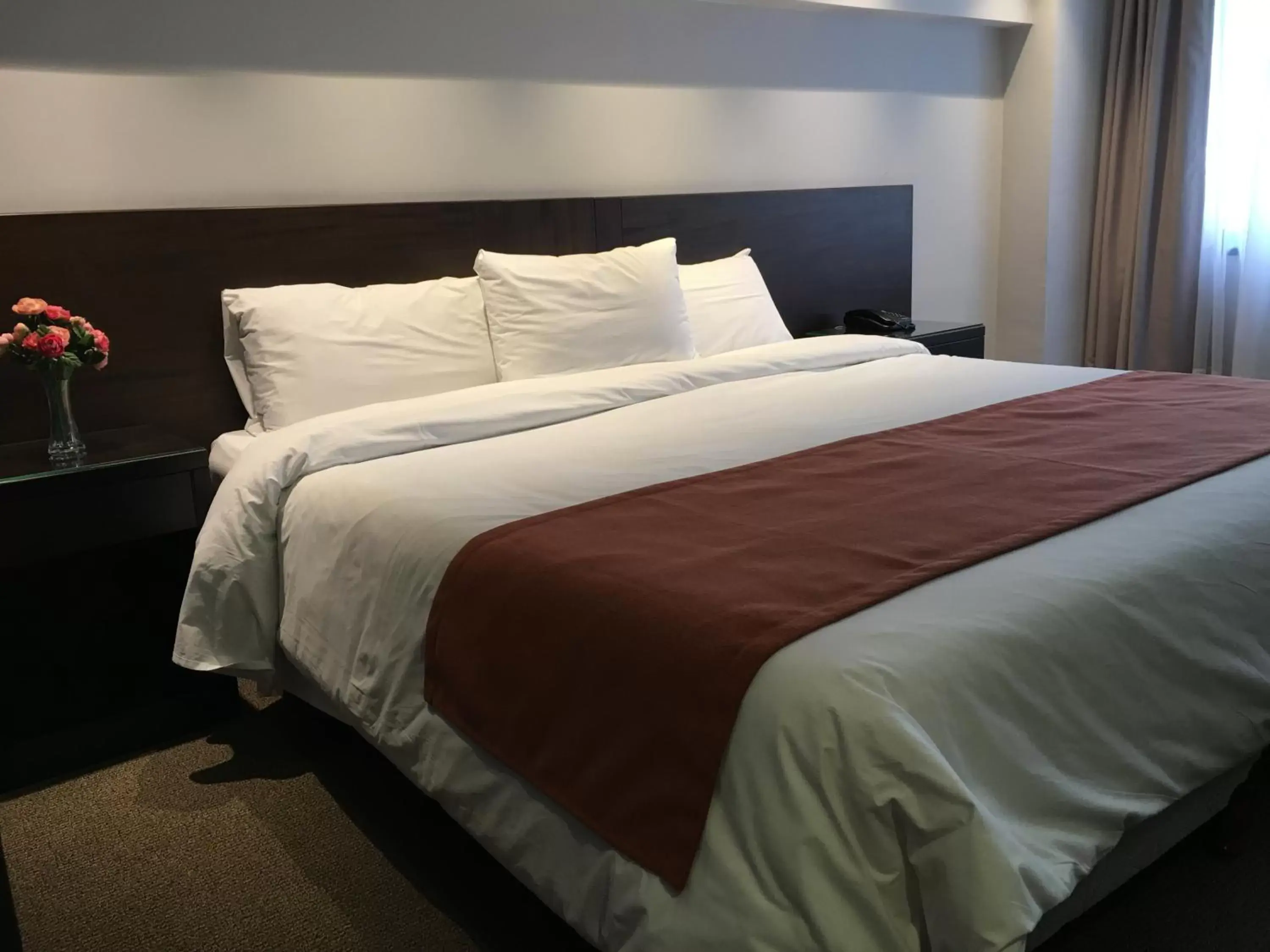 Photo of the whole room, Bed in Crystal Tower