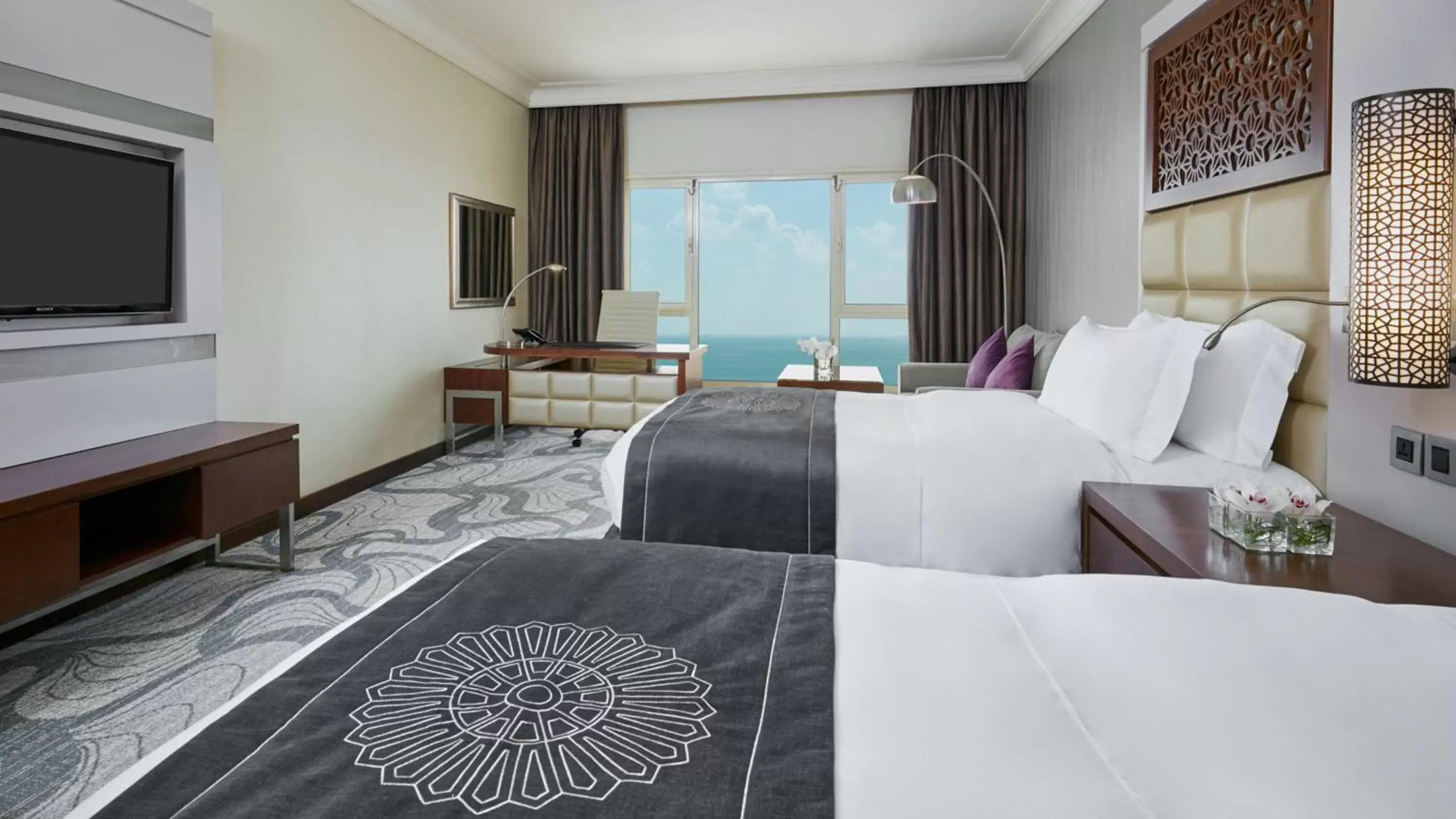 2 Twin Beds Classic Sea View in InterContinental Doha Beach & Spa, an IHG Hotel 2 Twin Beds Classic Sea View in InterContinental Doha Beach & Spa, an IHG Hotel