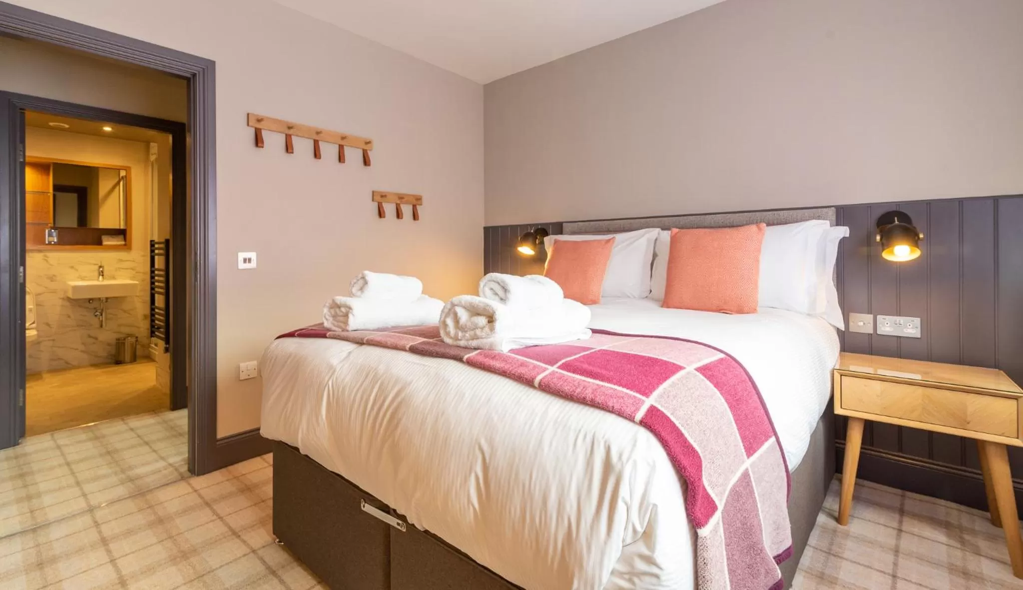 Bedroom, Bed in The Lawrance Luxury Aparthotel - Harrogate