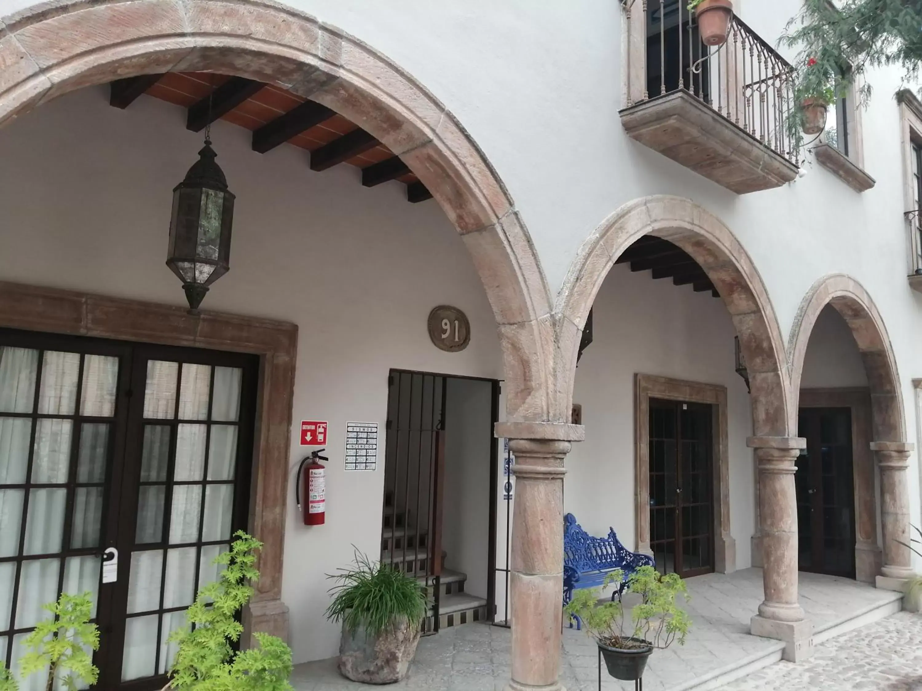 Facade/entrance in Casa Goyri San Miguel de Allende