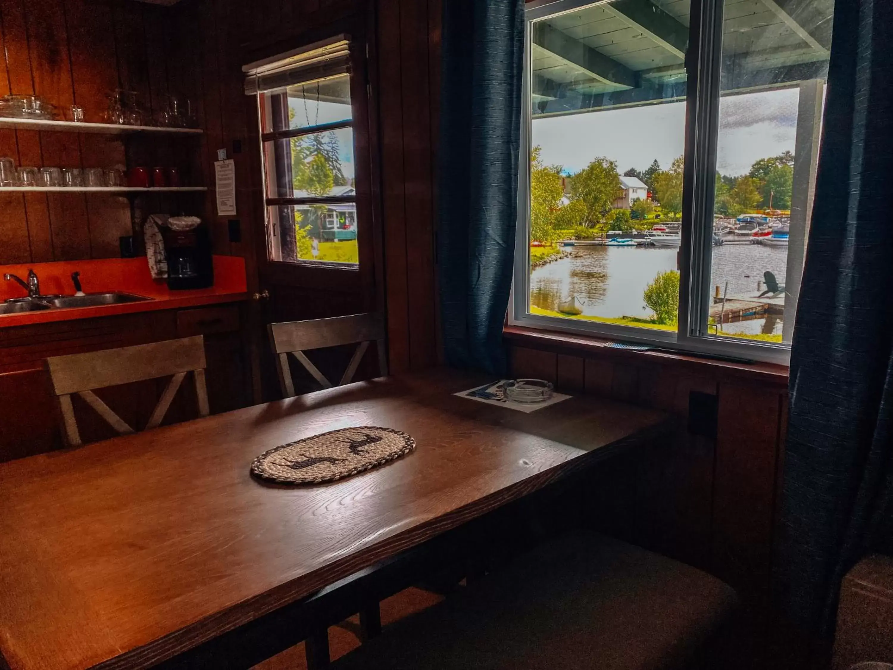 Dining area in Rangeley Town & Lake
