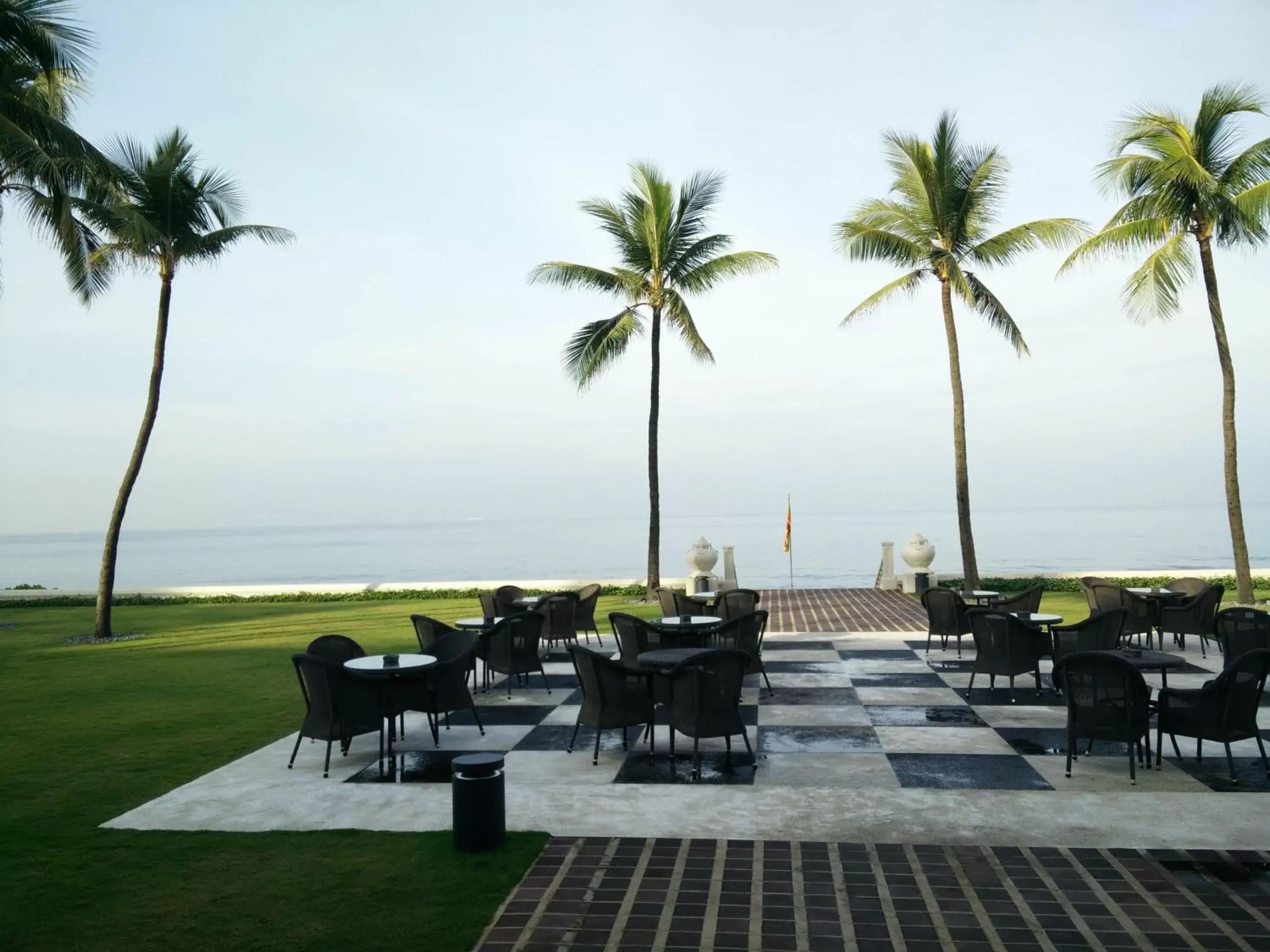 Patio in Galle Face Hotel