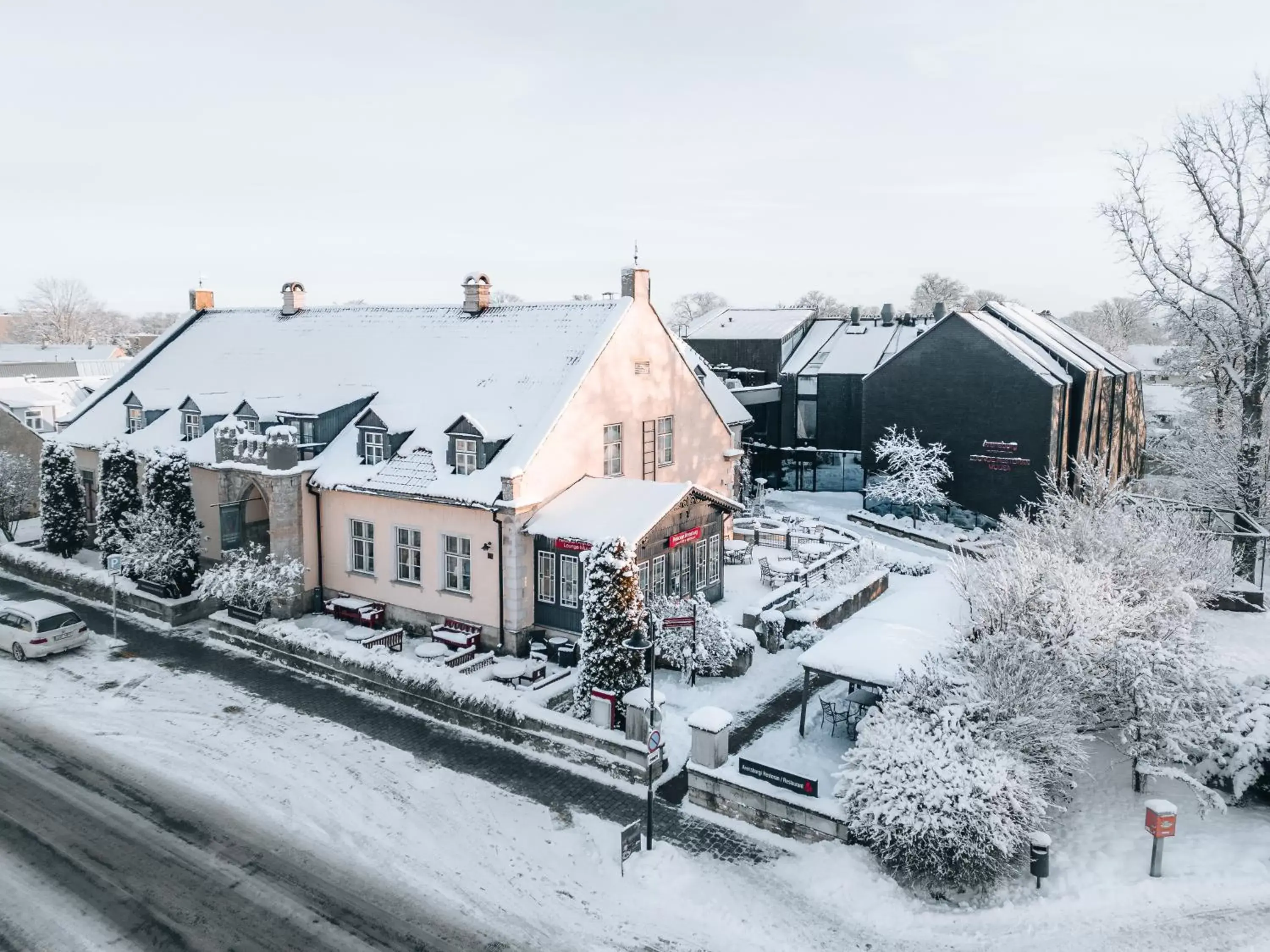 Property building, Winter in Arensburg Boutique Hotel & Spa