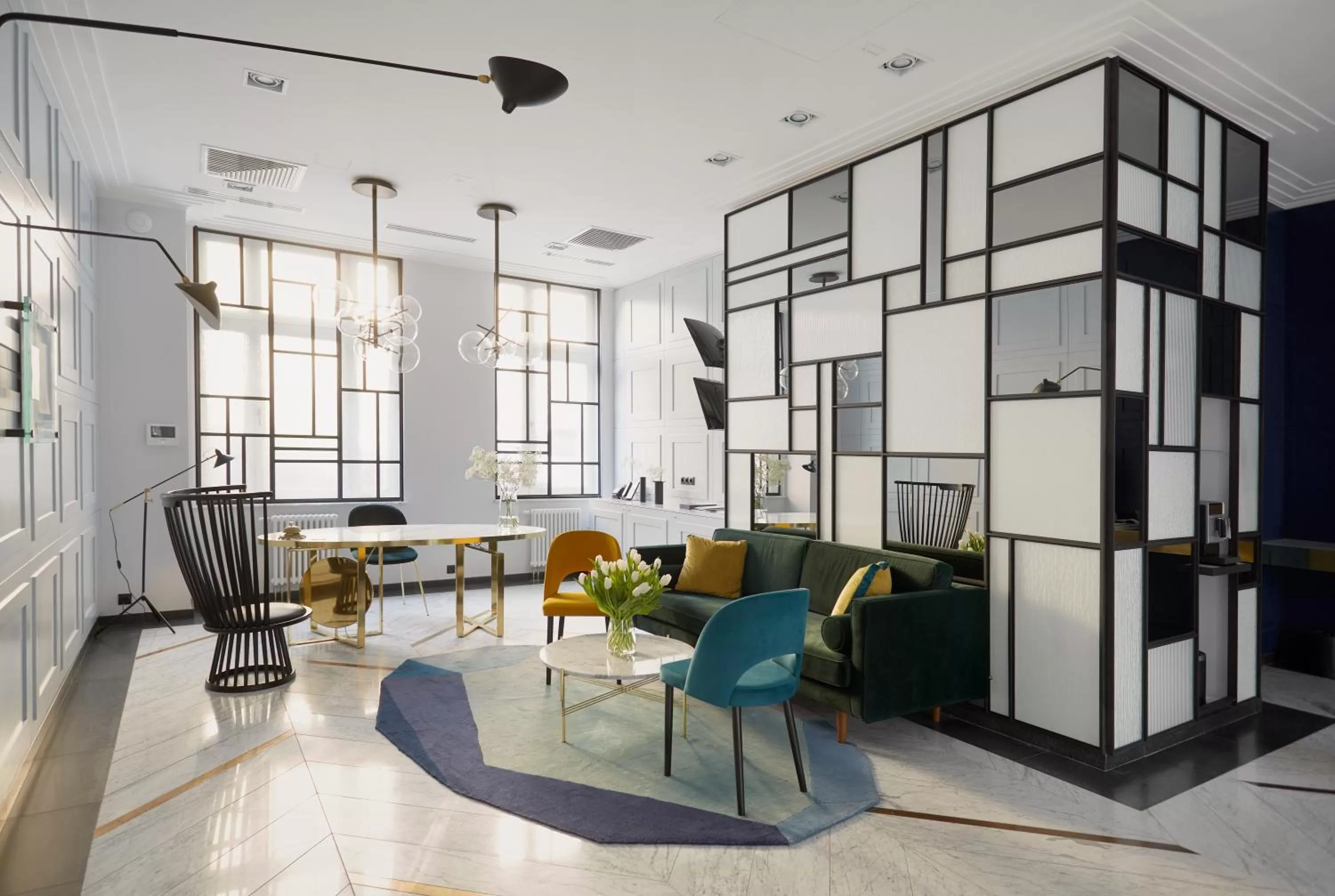 Communal lounge/ TV room in No.4 Residence