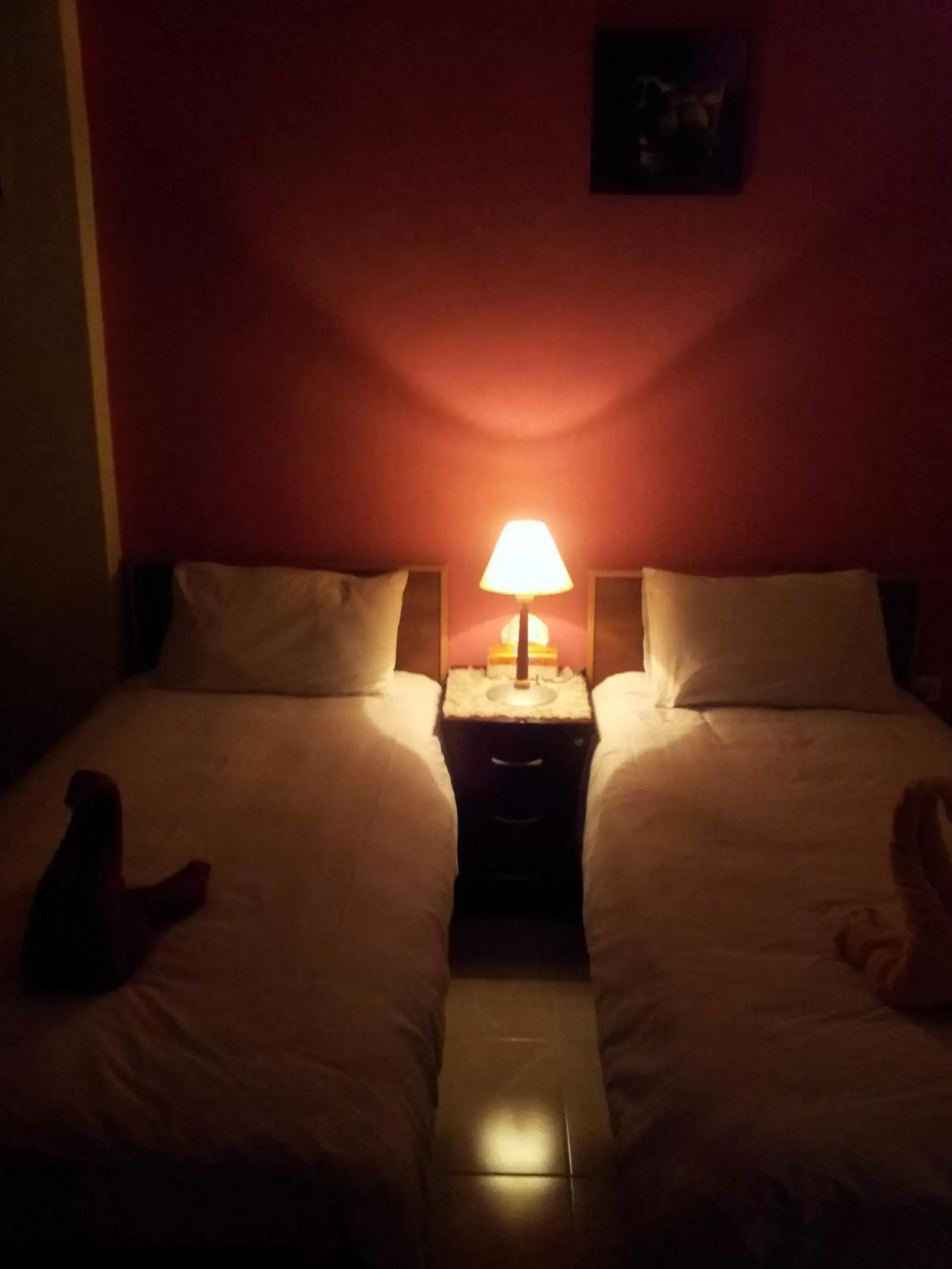 Bed in Jordan River Hotel