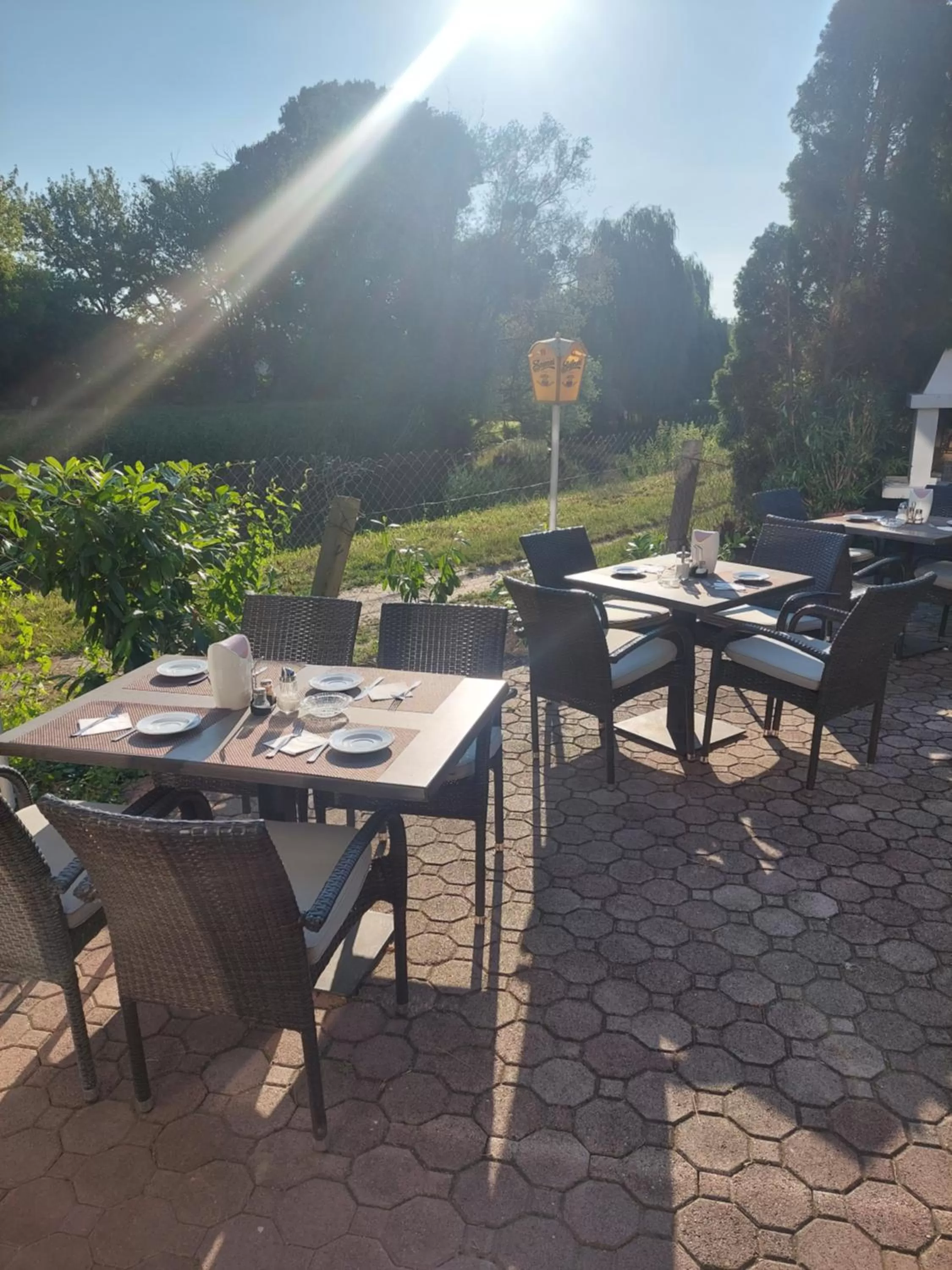 Patio in Hotel Panorama