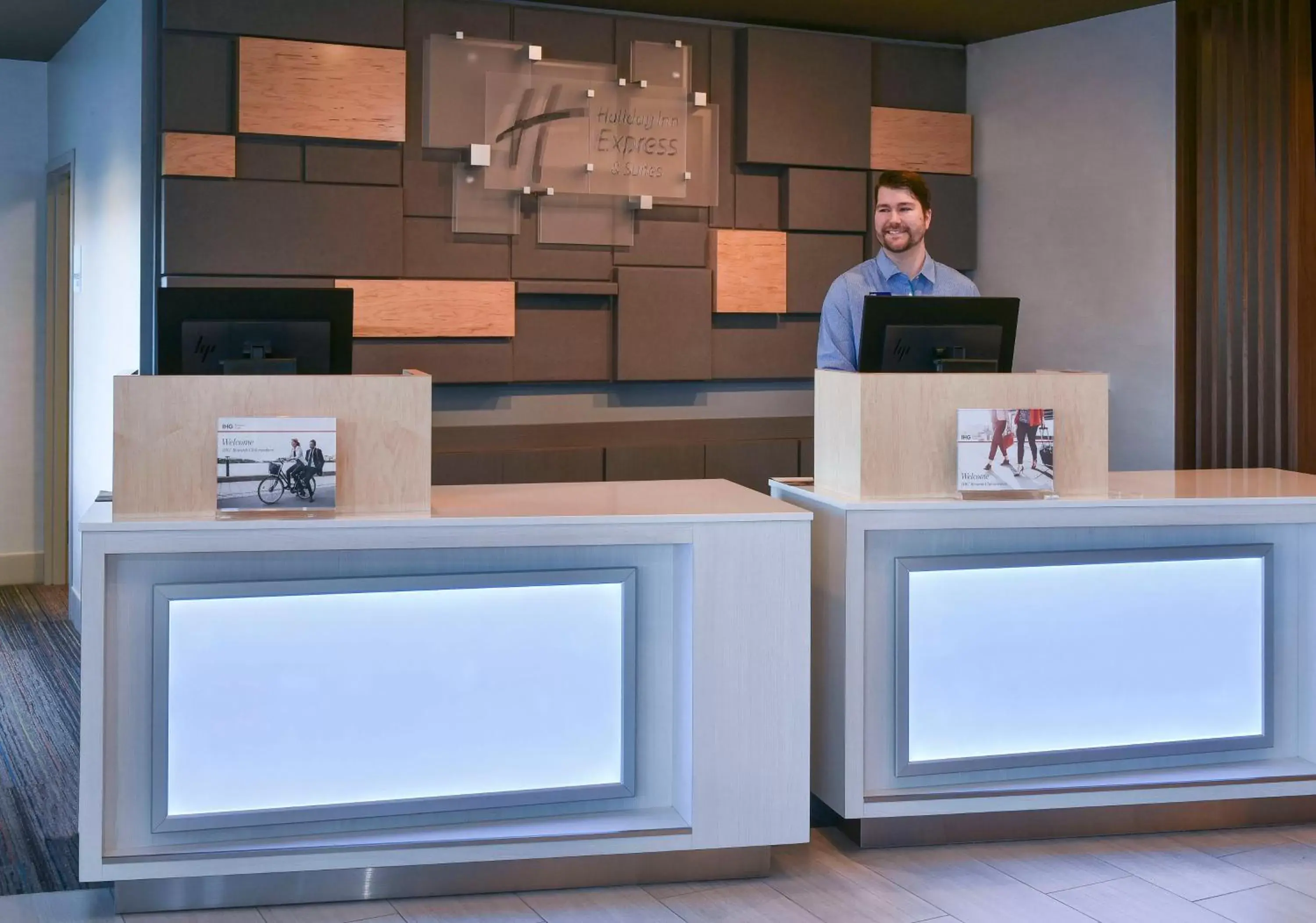 Lobby or reception, Lobby/Reception in Holiday Inn Express & Suites - Madisonville, an IHG Hotel