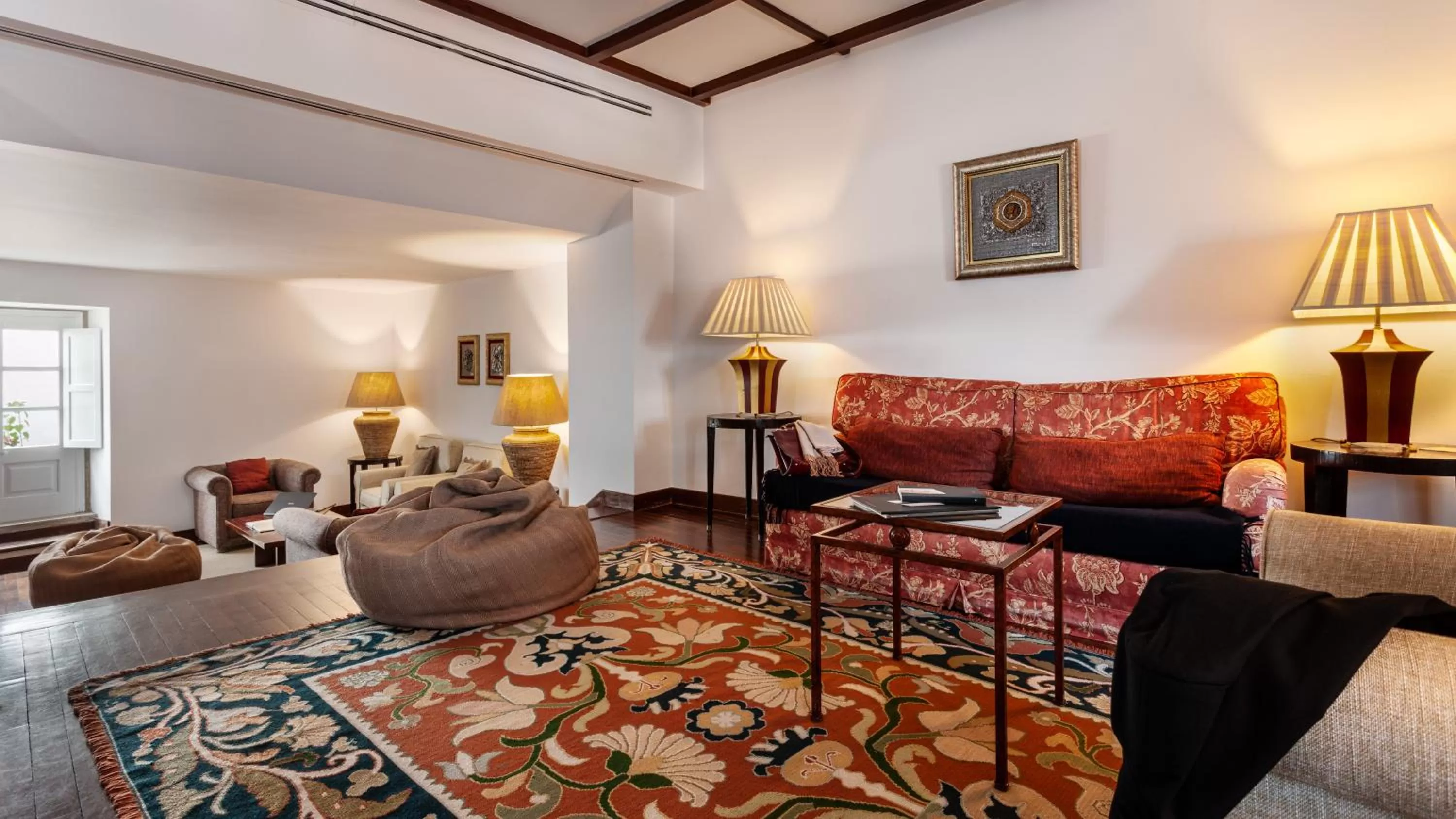 Living room in Pousada de Marvao