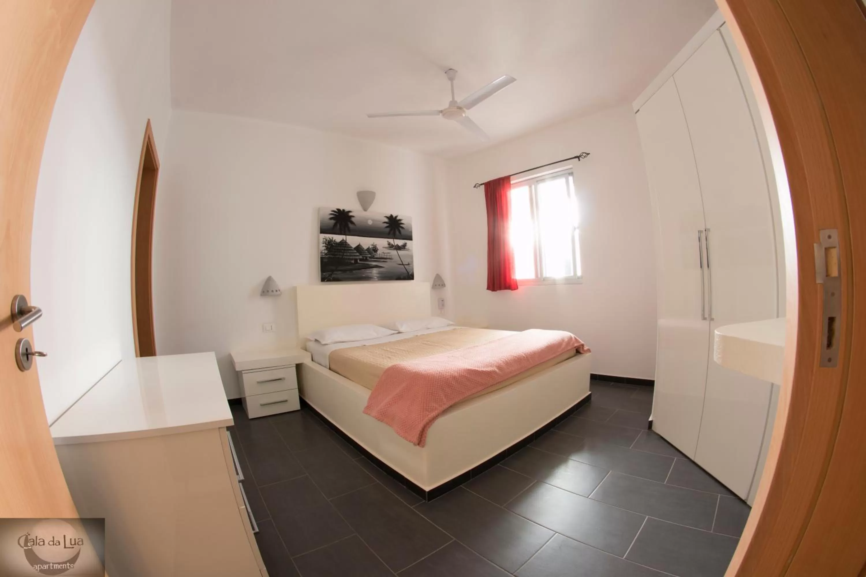 Bed in Cala da Lua apartments