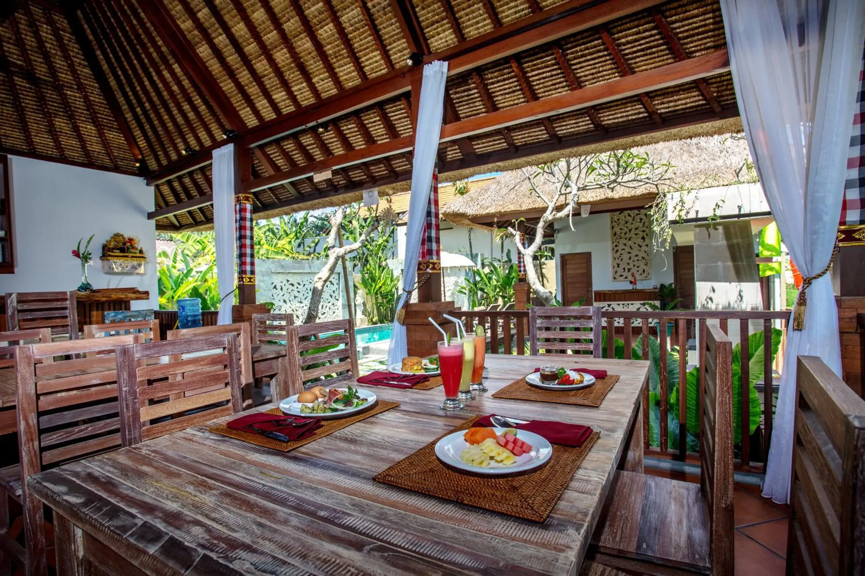 Patio, Restaurant/Places to Eat in Ubud Luwih Nature Retreat