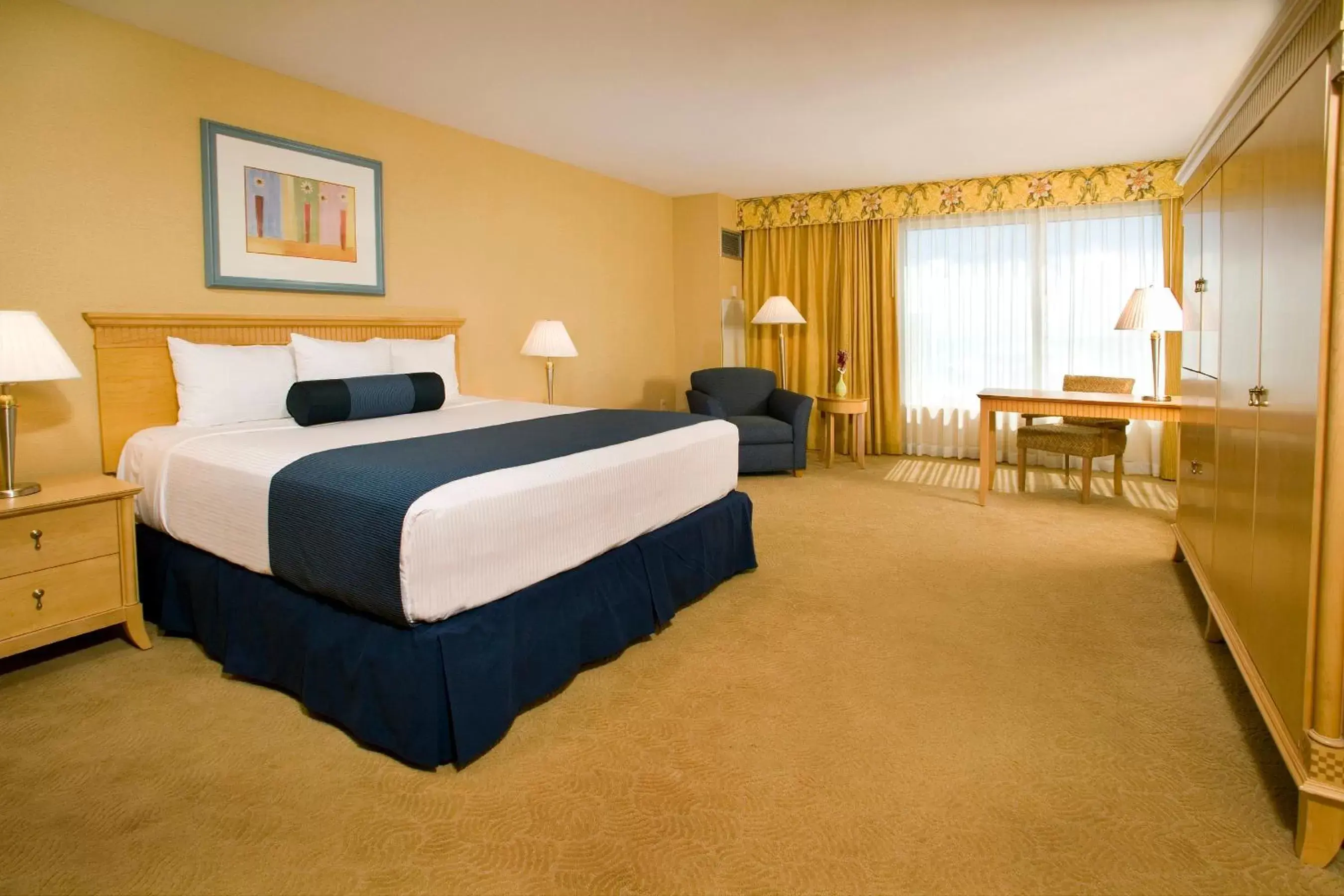 Bed in Resorts Casino Hotel Atlantic City