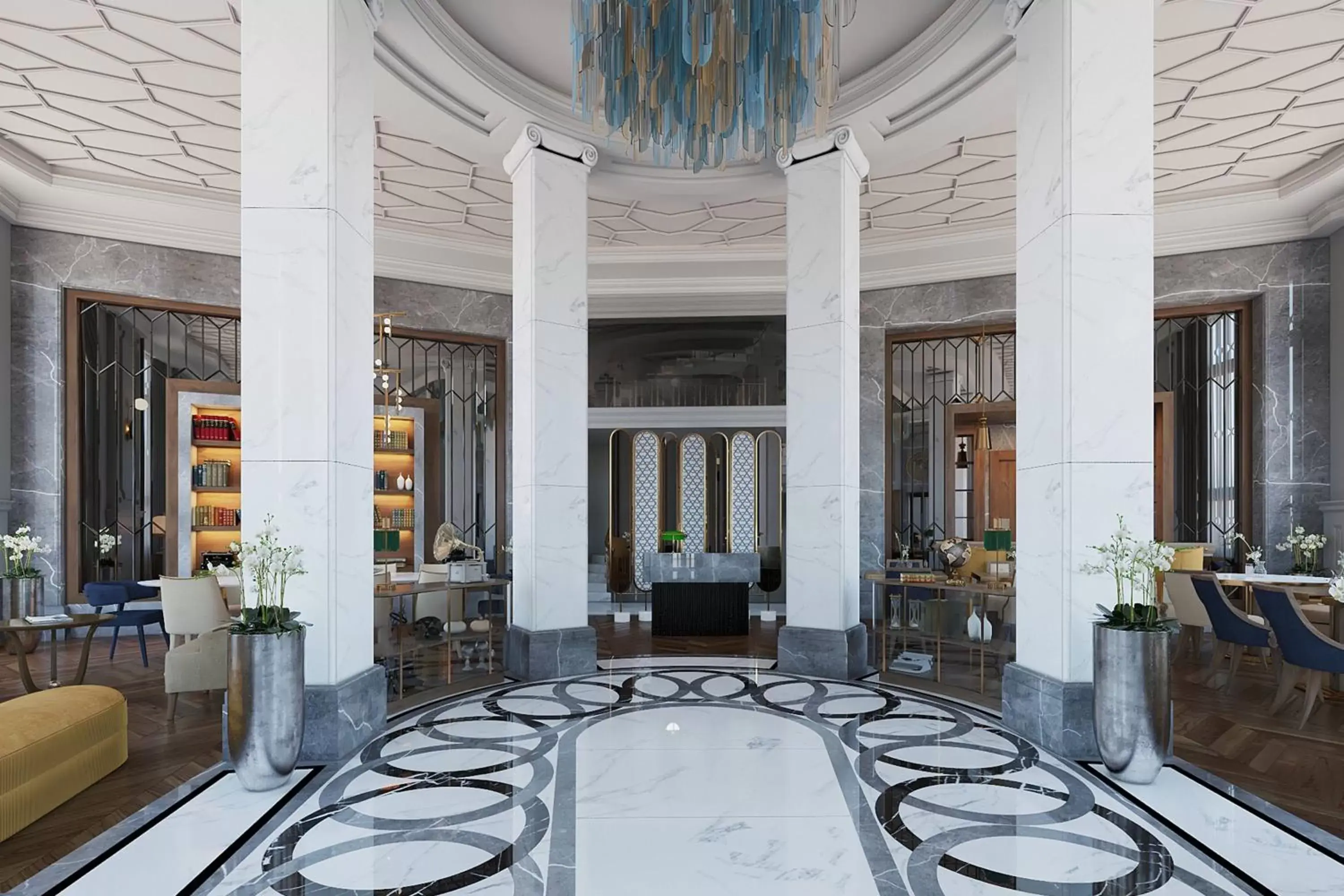 Lobby or reception in Orientbank Hotel Istanbul, Autograph Collection