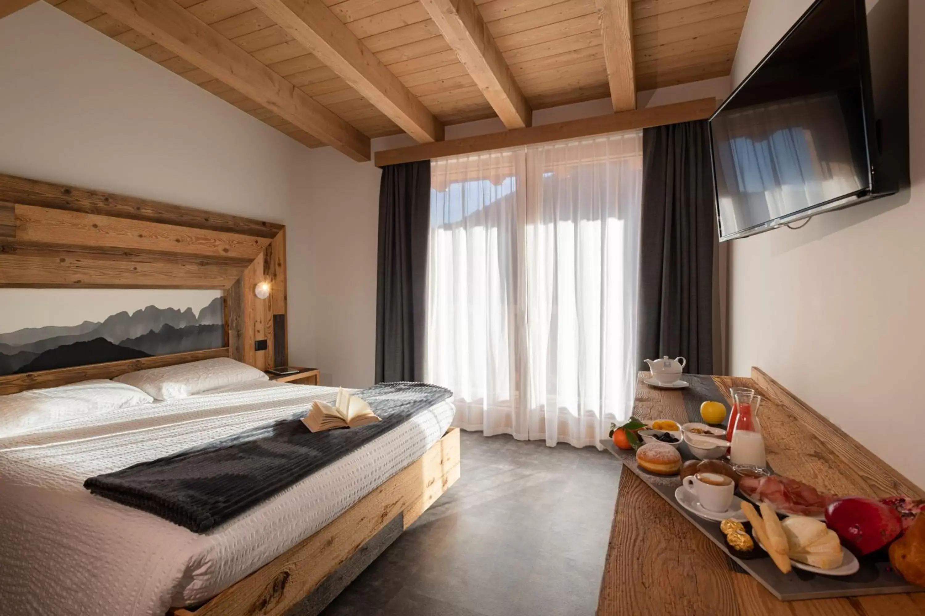 Bedroom in Albergo Alpino