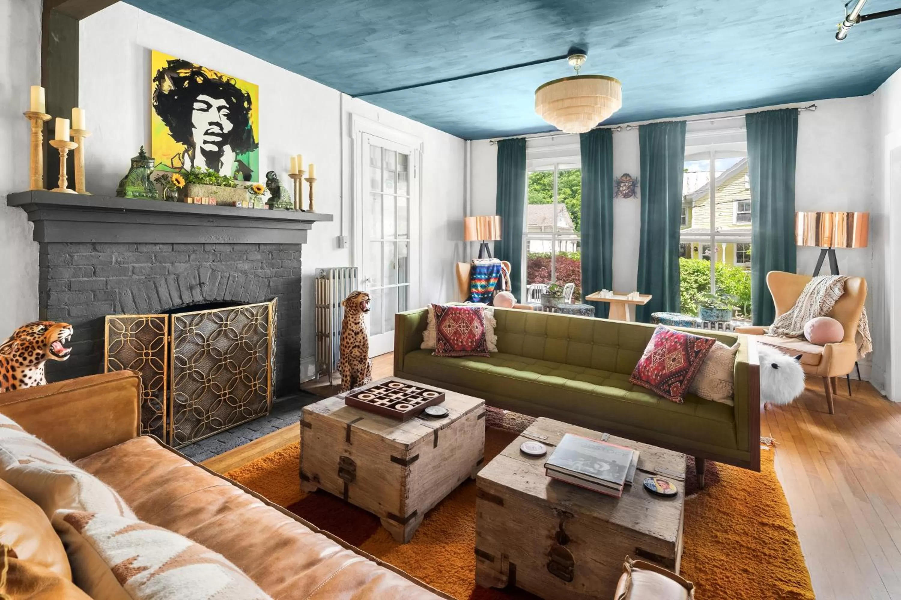 Living room in Twin Gables of Woodstock