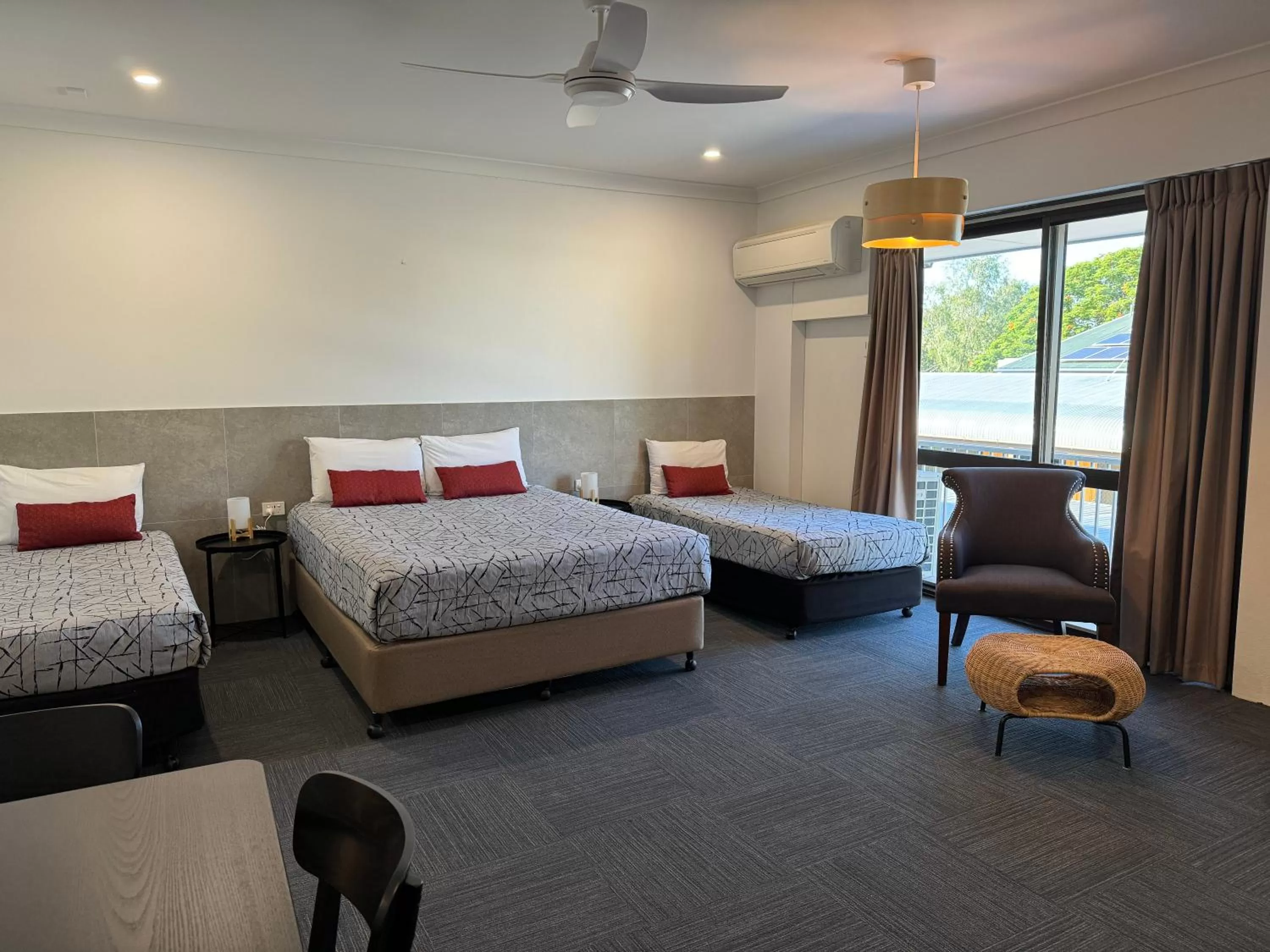 Bed in Longreach Motor Inn