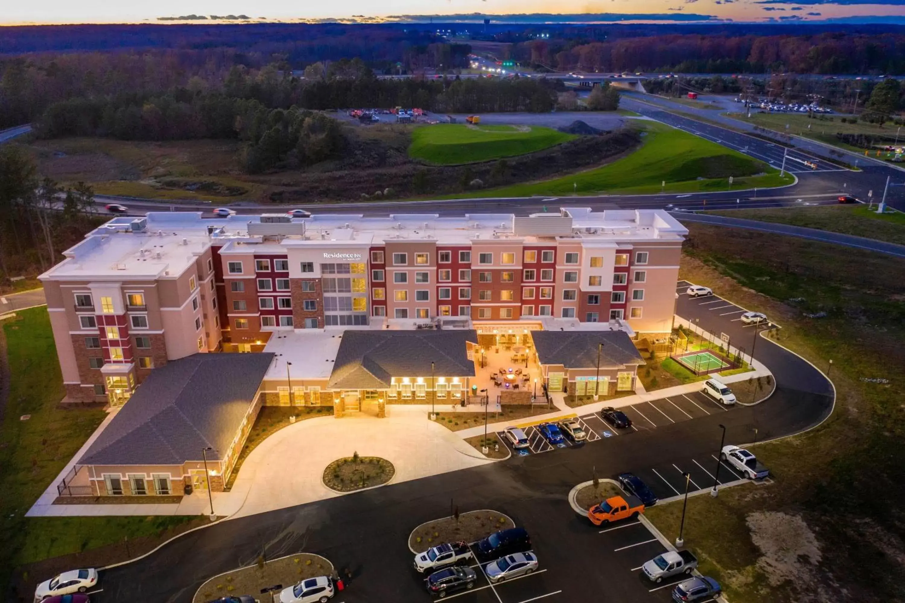 Property building, Bird's-eye View in Residence Inn by Marriott Richmond at the Notch