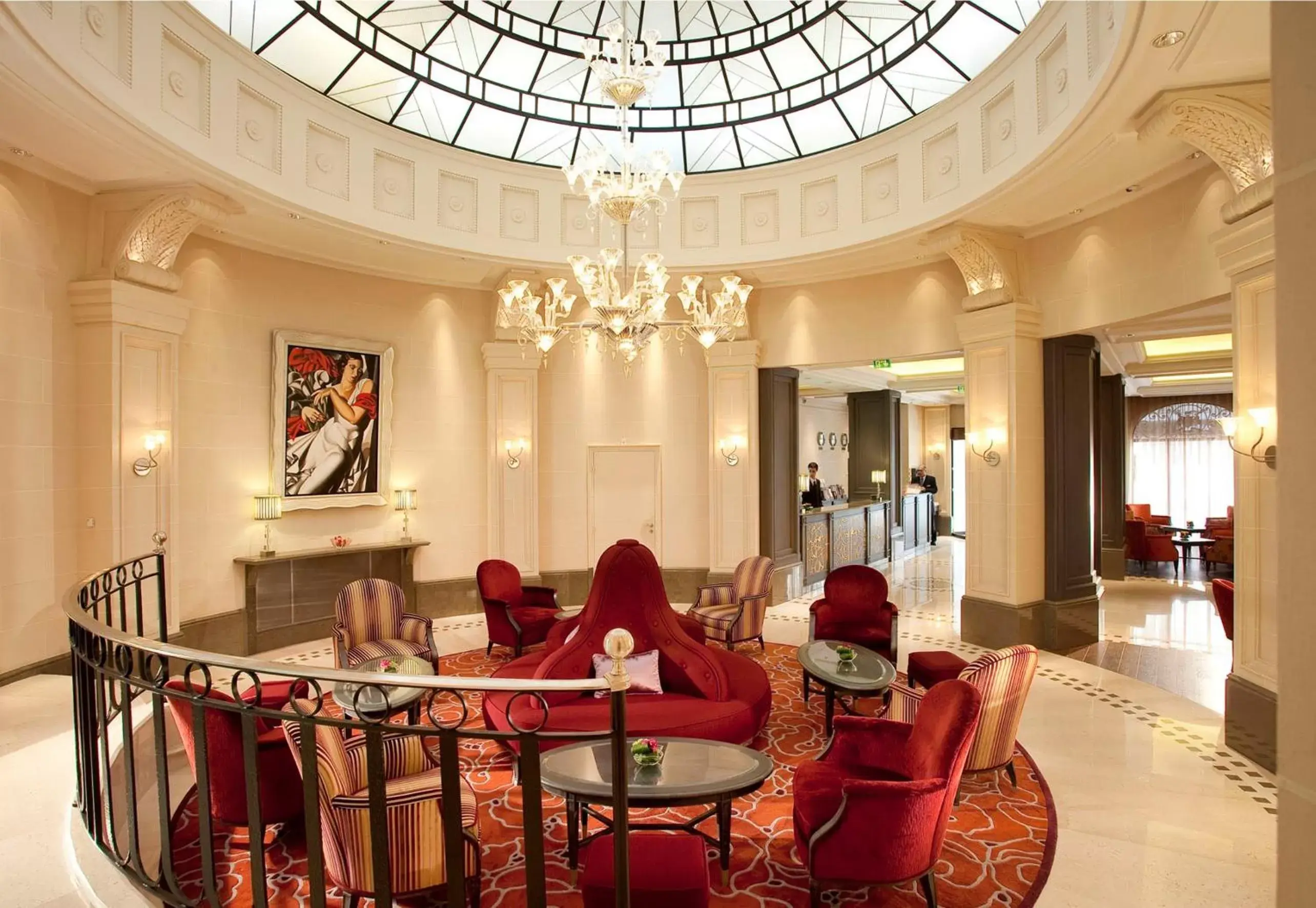Lobby or reception in Hôtel Château Frontenac