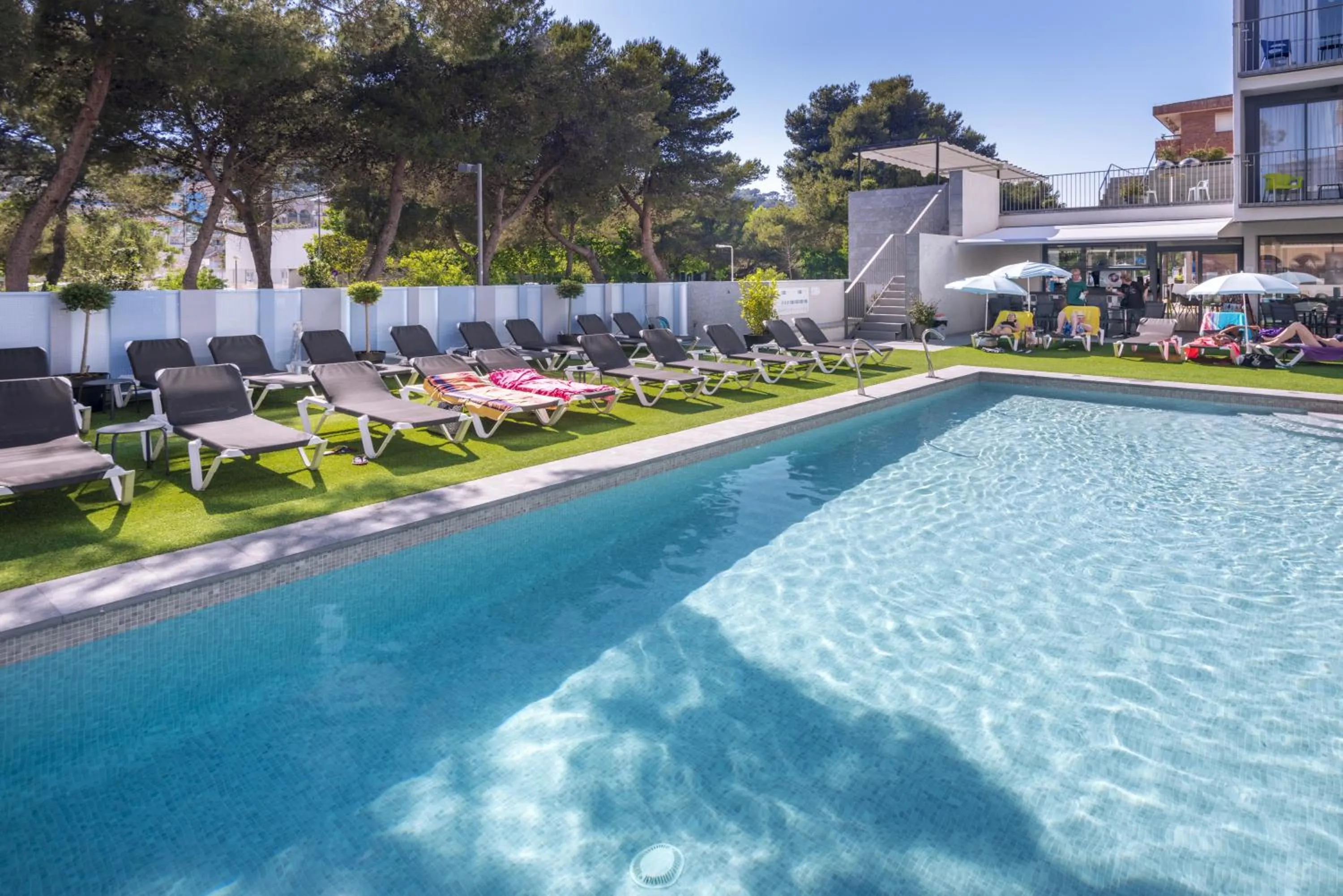 Swimming pool in GHT Sa Riera