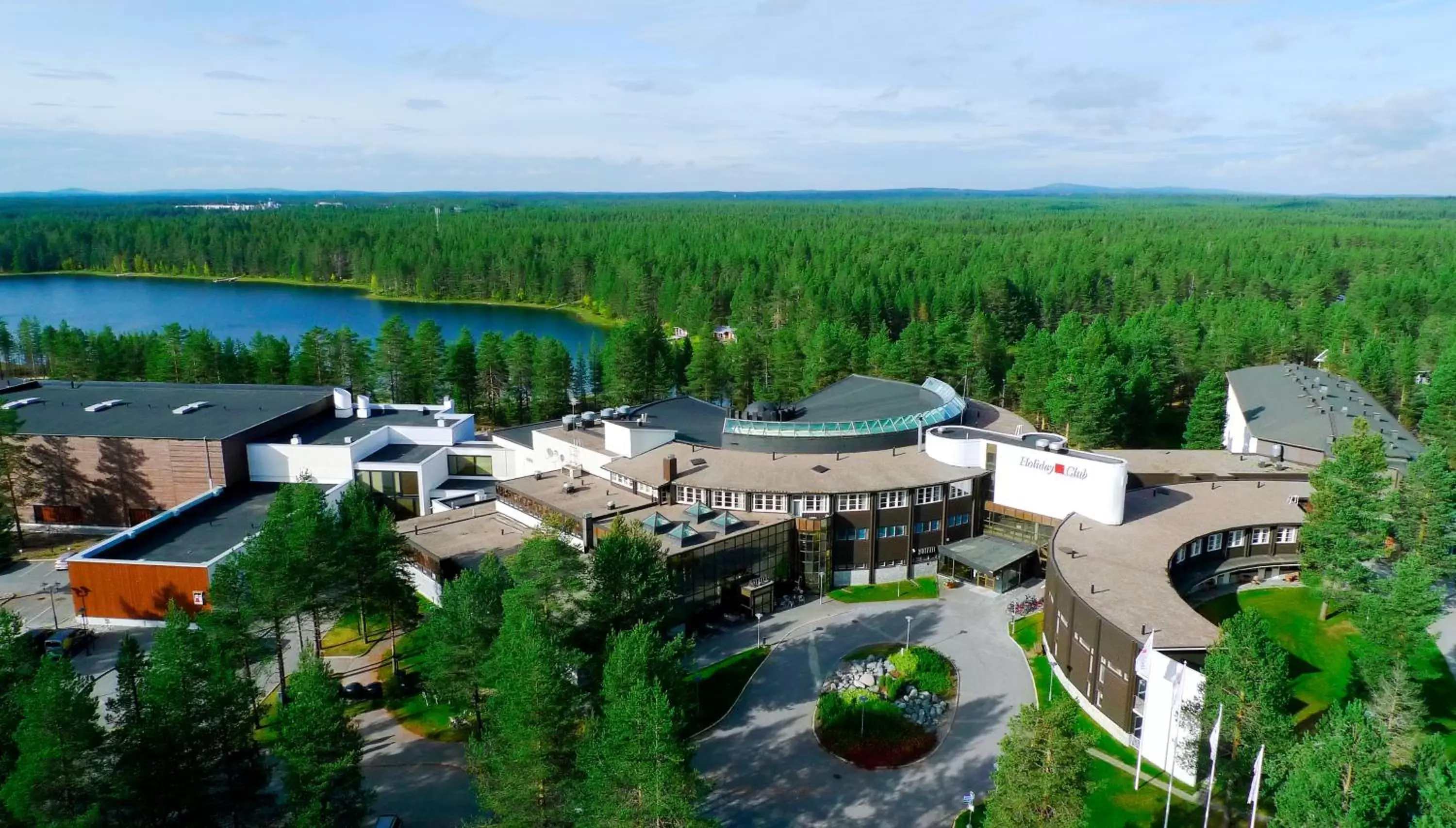 Bird's eye view, Bird's-eye View in Holiday Club Kuusamon Tropiikki