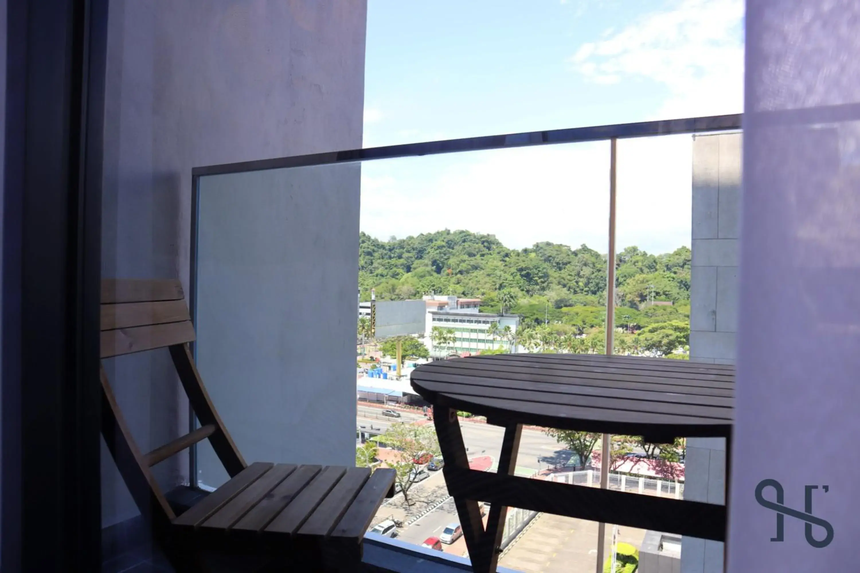 Balcony/Terrace in Homesuite' Home @ The Shore Kota Kinabalu