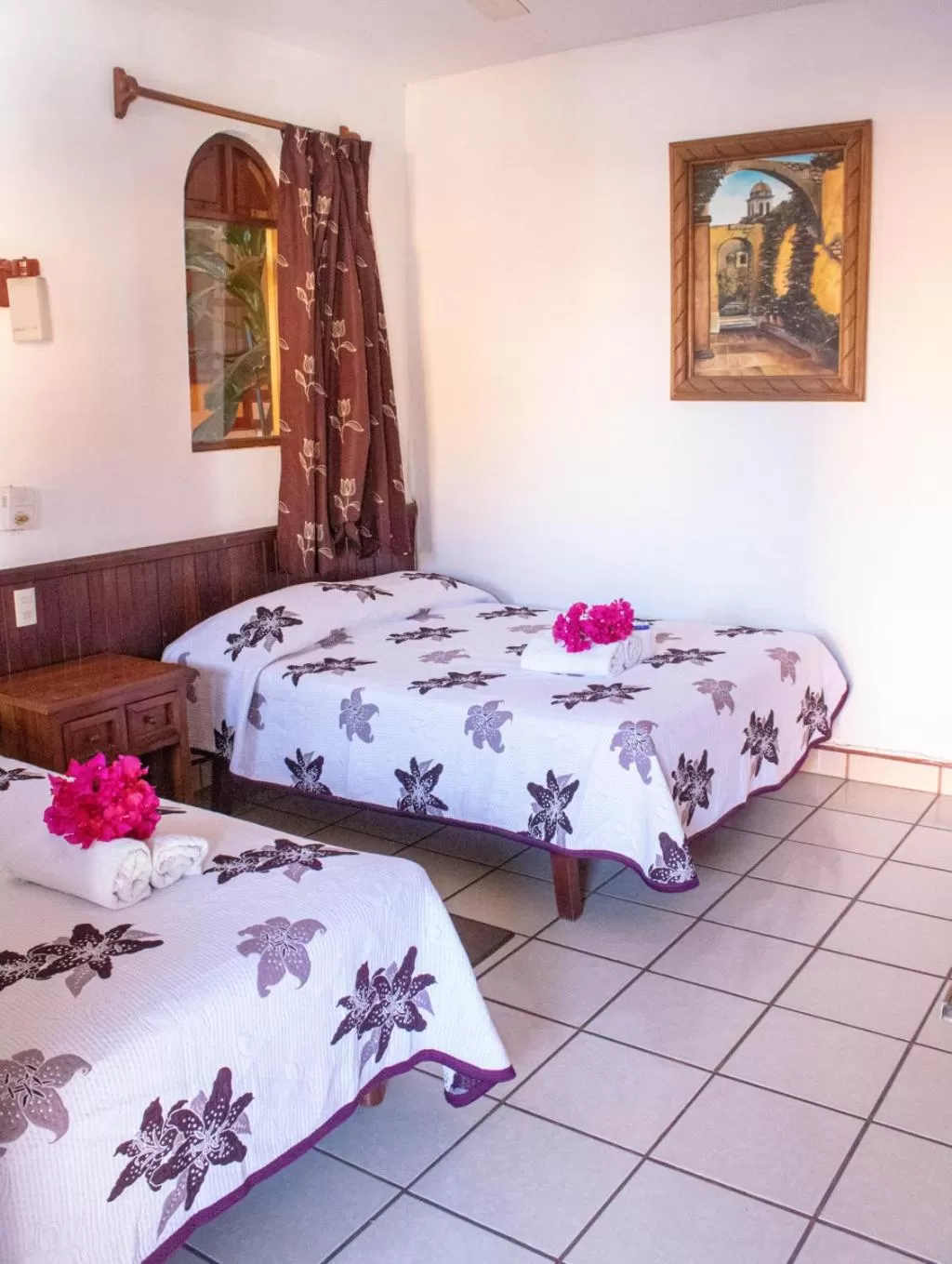 Bed in Hotel San Juan