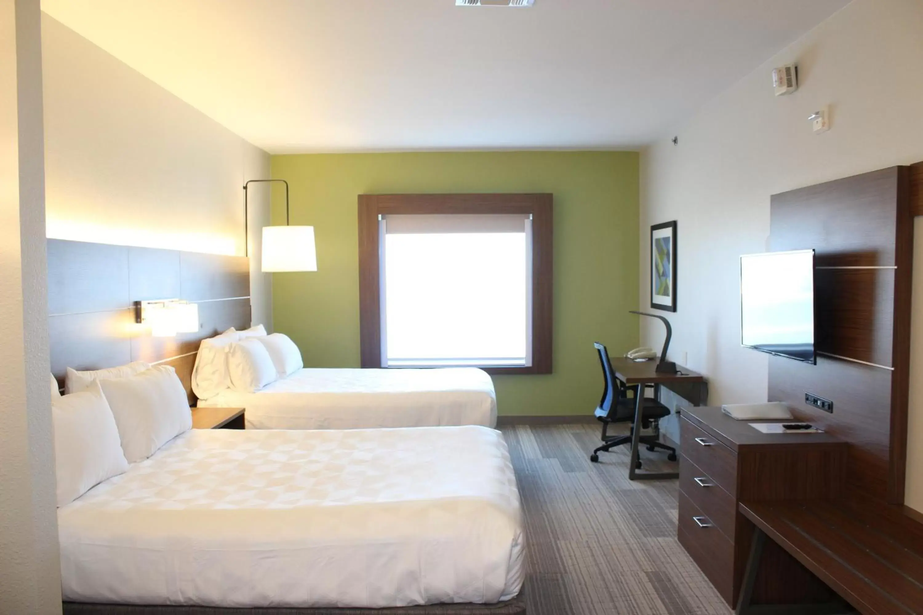 Photo of the whole room, Bed in Holiday Inn Express Hotel & Suites Mansfield, an IHG Hotel