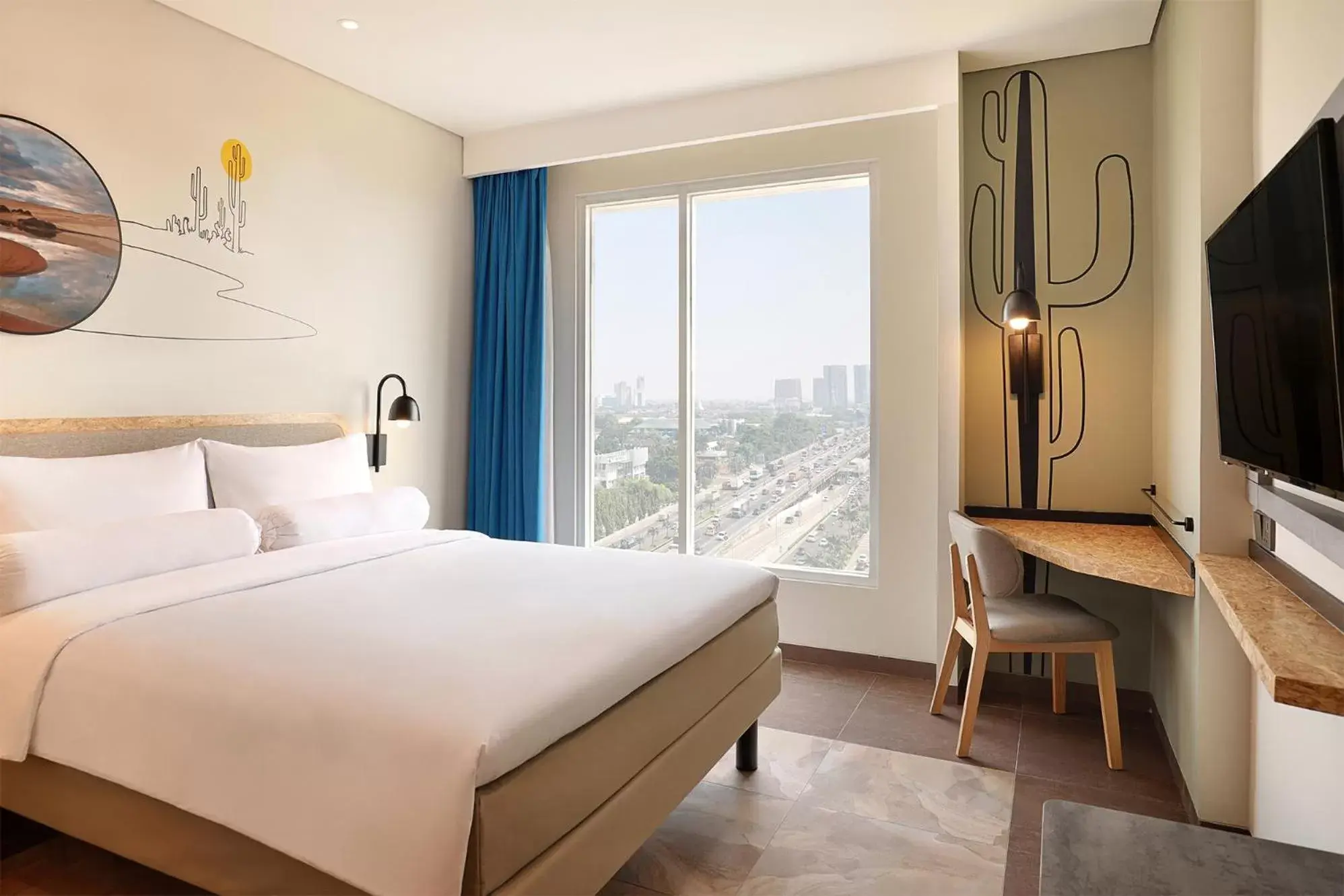 Photo of the whole room in ibis Styles Jakarta Simatupang