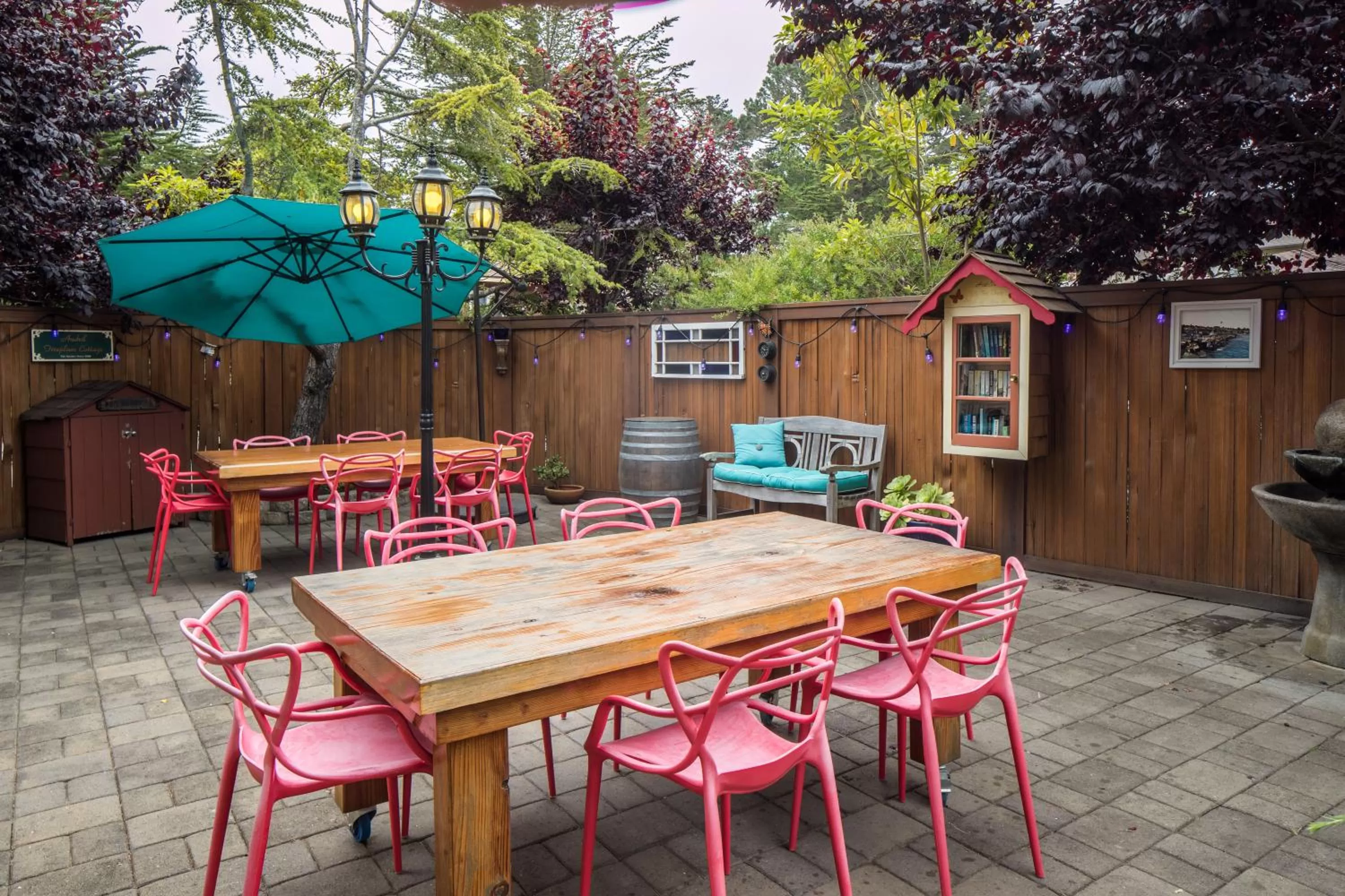Patio in Andril Fireplace Cottages
