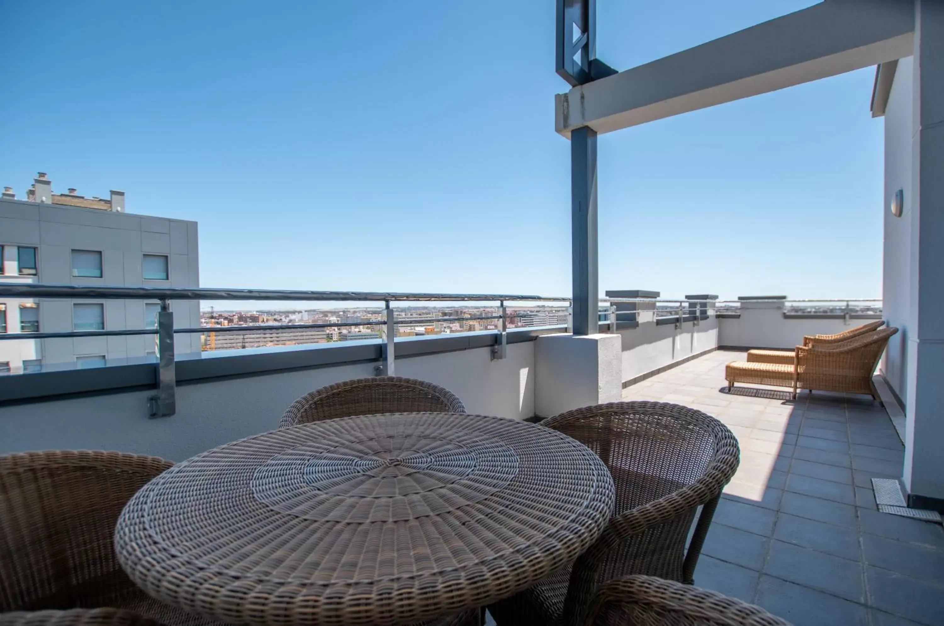 Balcony/Terrace in Hotel Sevilla Center