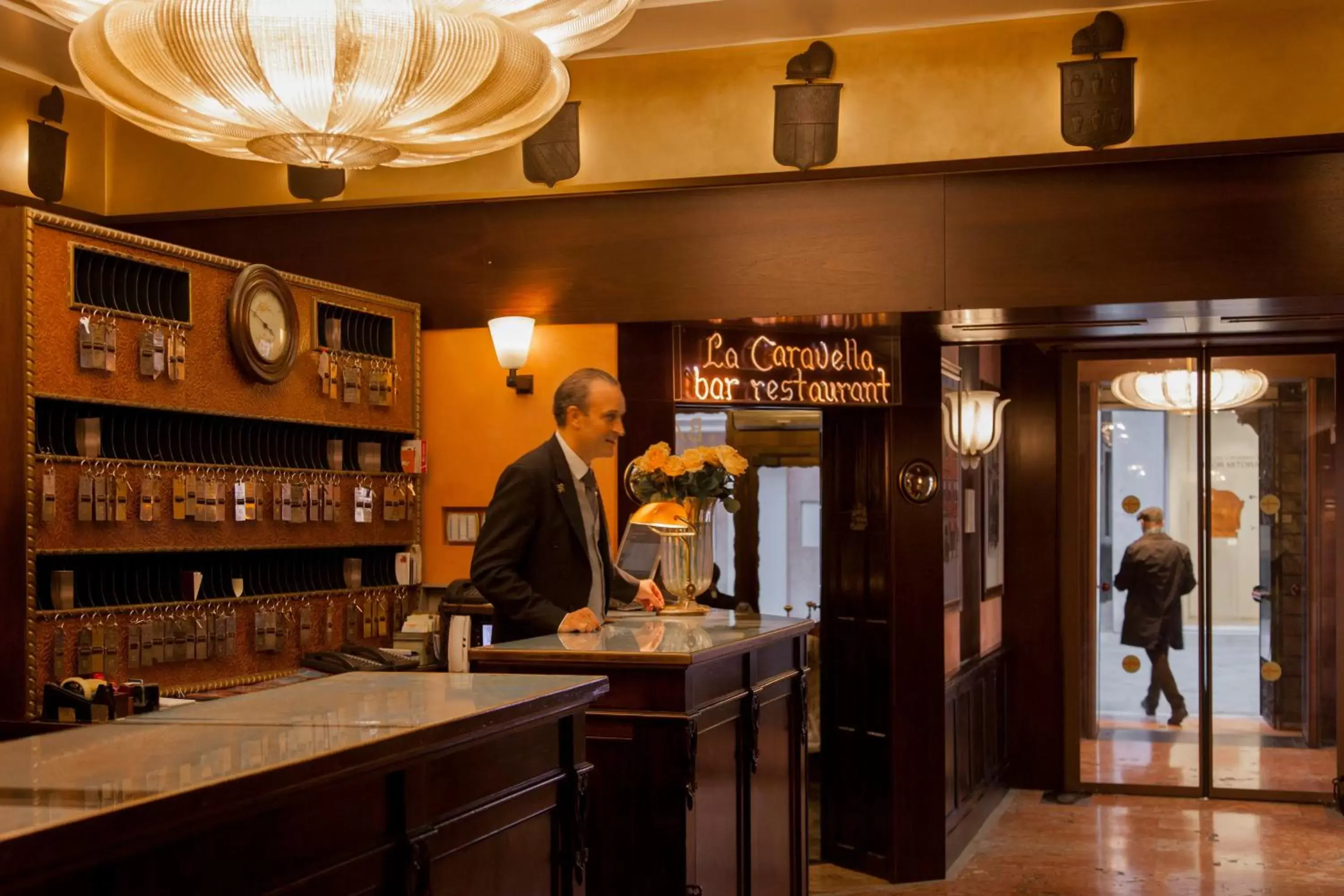 Lobby or reception in Hotel Saturnia & International