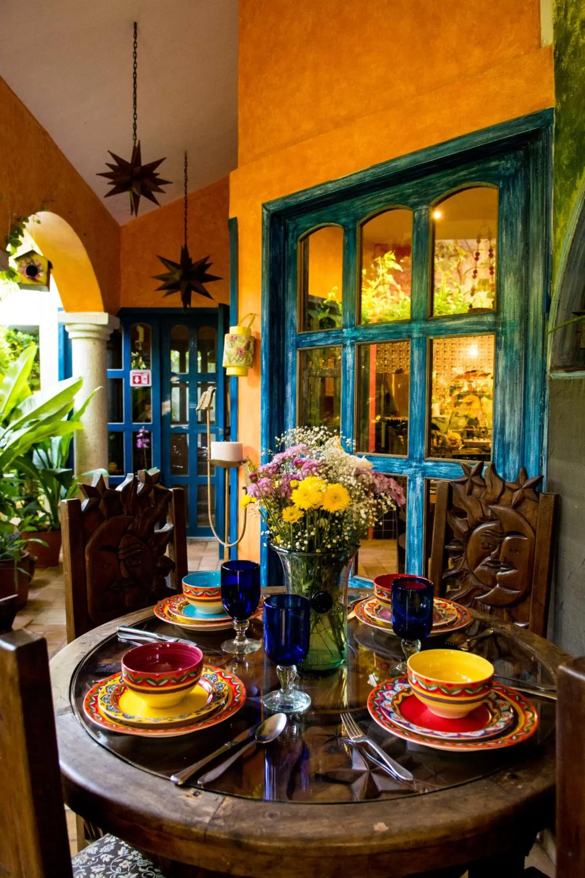 Patio, Restaurant/Places to Eat in Hacienda Boutique B&B and Spa Solo Adultos