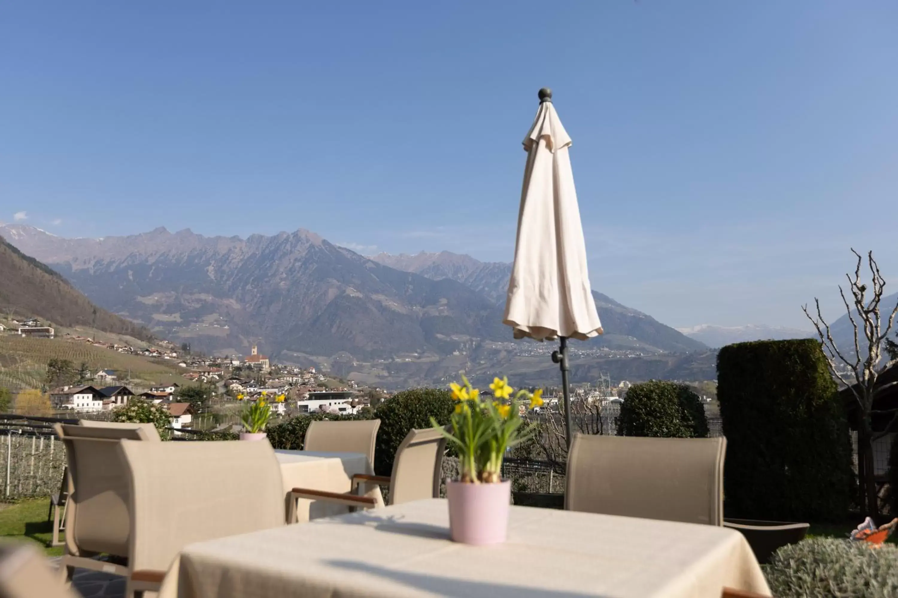 Balcony/Terrace, Mountain View in Residence Margreth