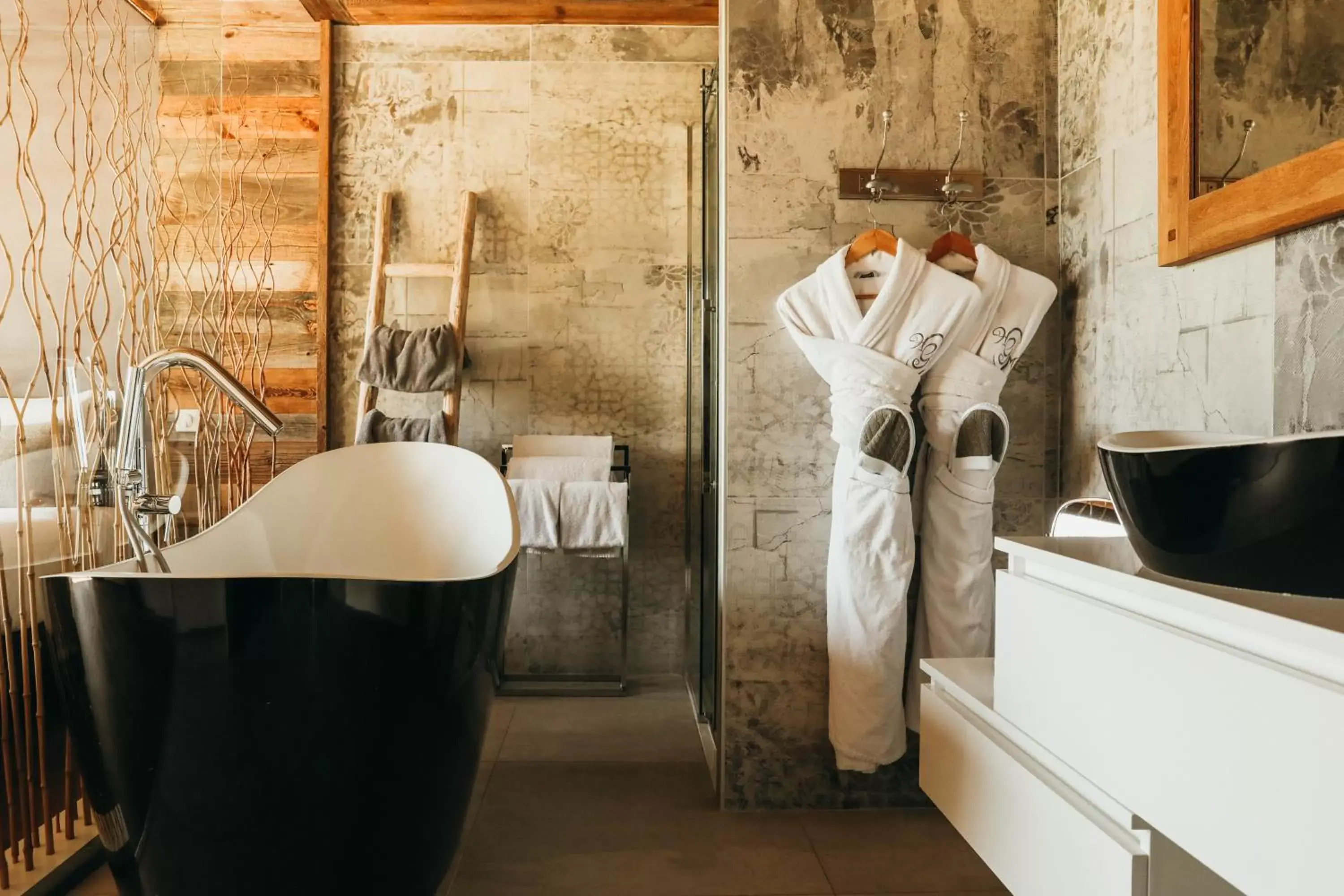 Bathroom in Les Grands Montets Hotel & Spa