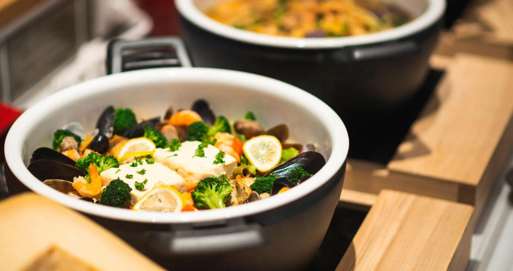 Breakfast in HOTEL SANSUI NAHA Ryukyu Onsen Naminoue-No-Yu