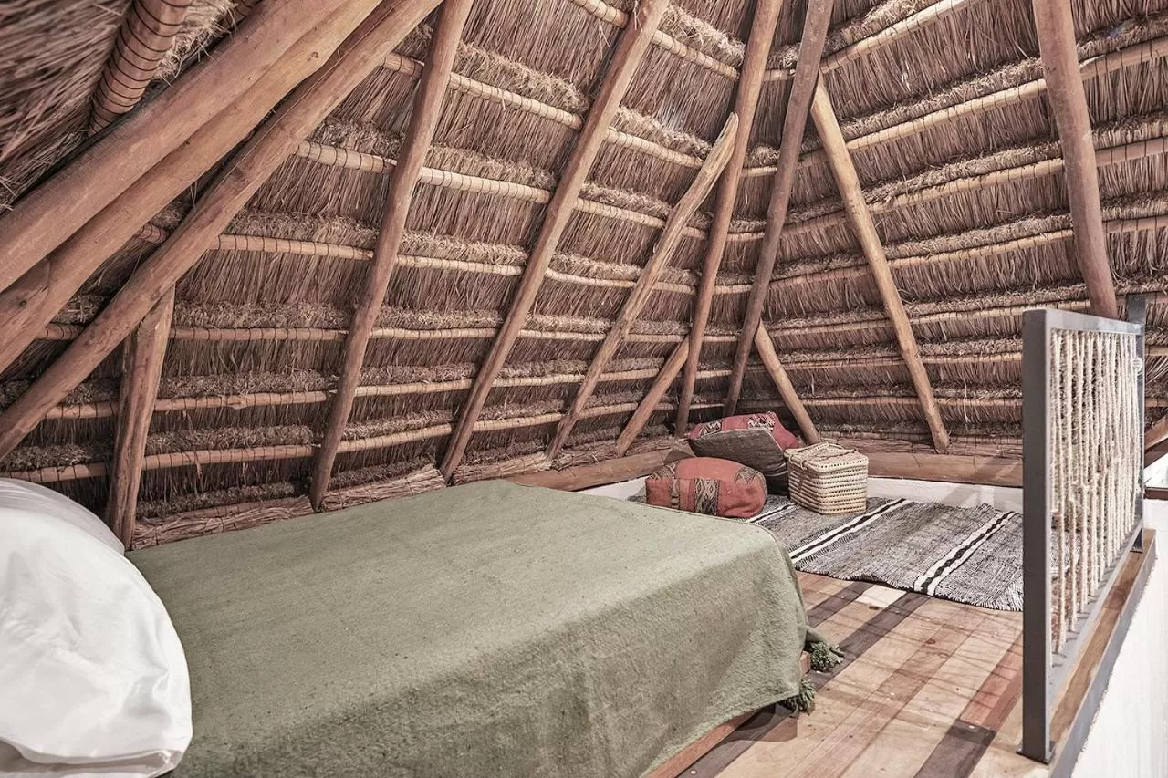 Bed in Hotel Casa Hormiga