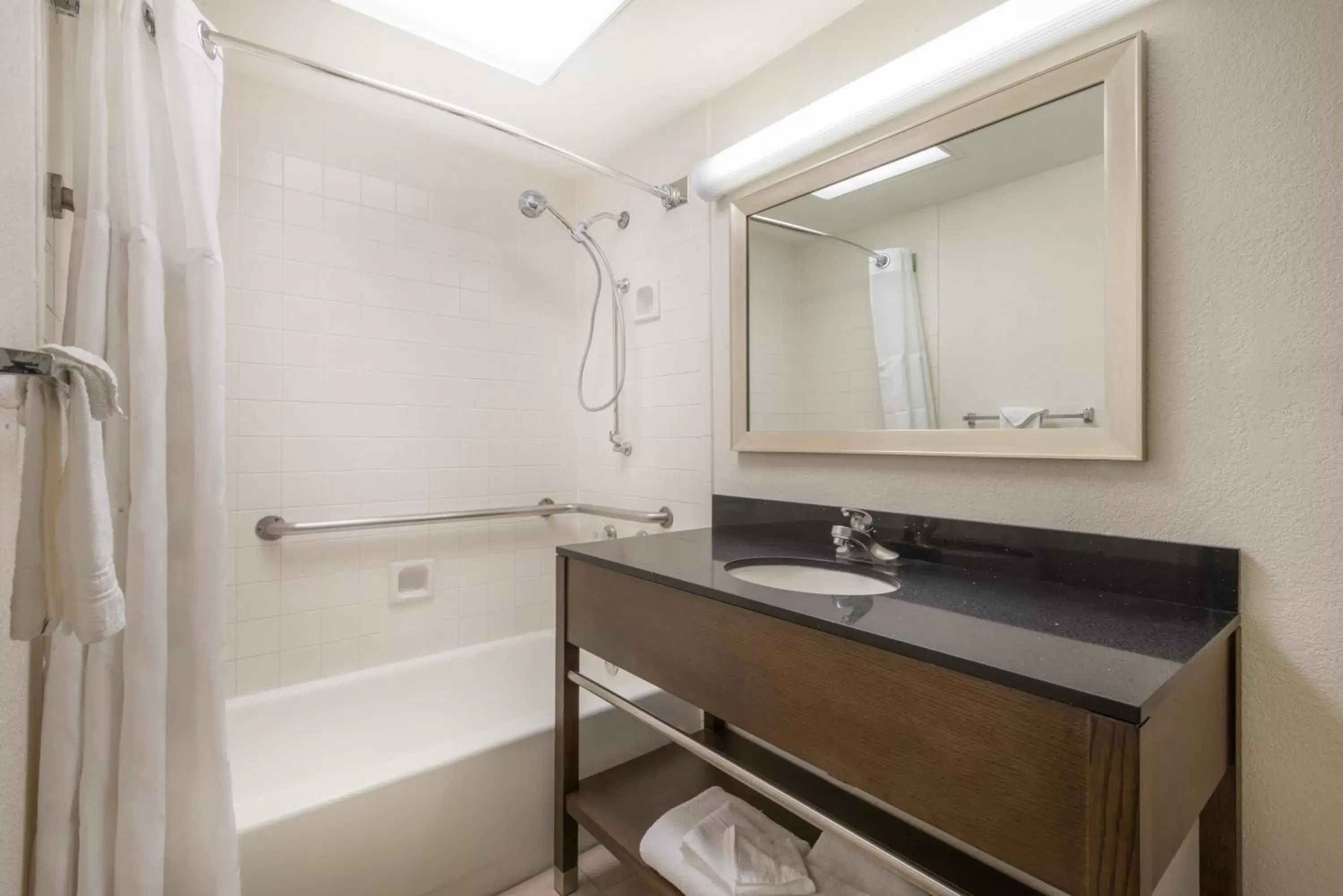 Shower, Bathroom in Ramada by Wyndham Albuquerque Airport