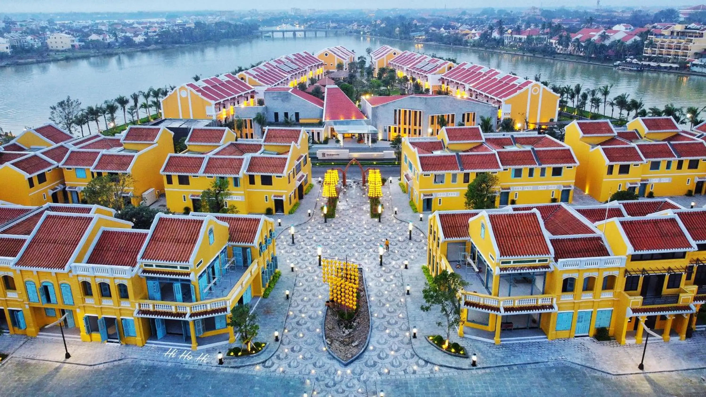 Bird's eye view, Bird's-eye View in Hoi An Memories Resort & Spa