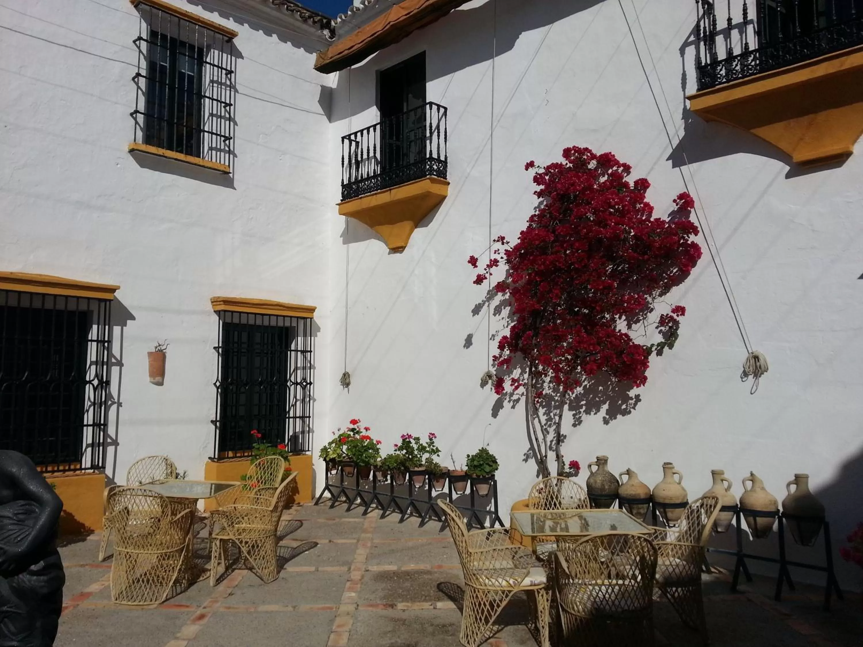 Patio in Hacienda El Santiscal Adults Only