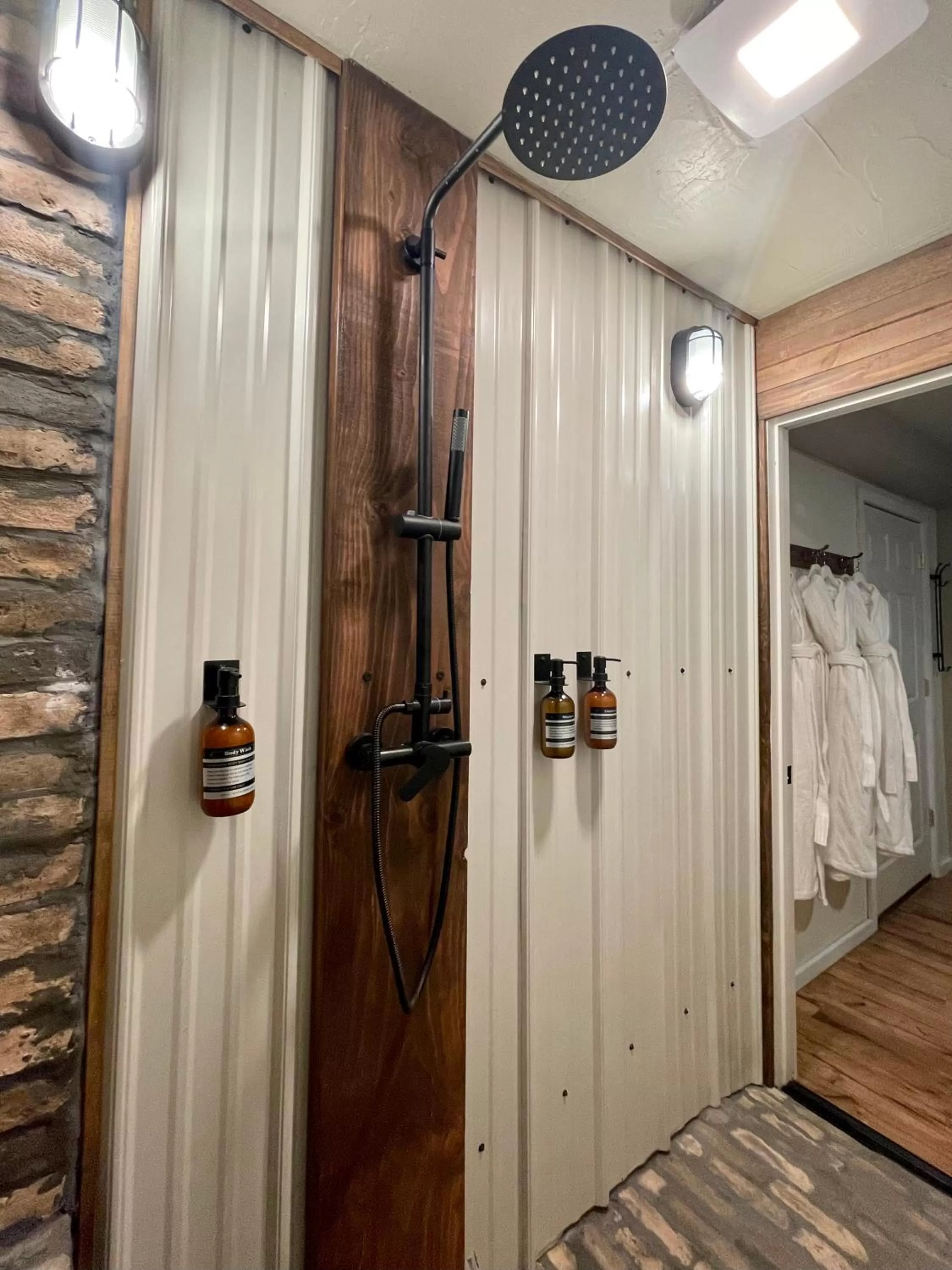 Shower in Yosemite Basecamp